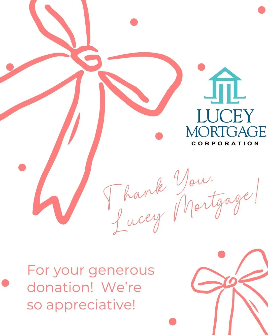 🎁 A huge thank you to Lucey Mortgage for their generous donation to Friends of Santa! 

Your support helps us bring joy and Christmas magic to families right here in the Lowcountry!

We&rsquo;re so grateful for helping us make the holidays brighter 