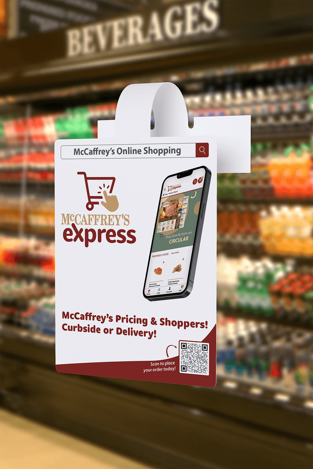 McCaffrey's Express shelf wobber