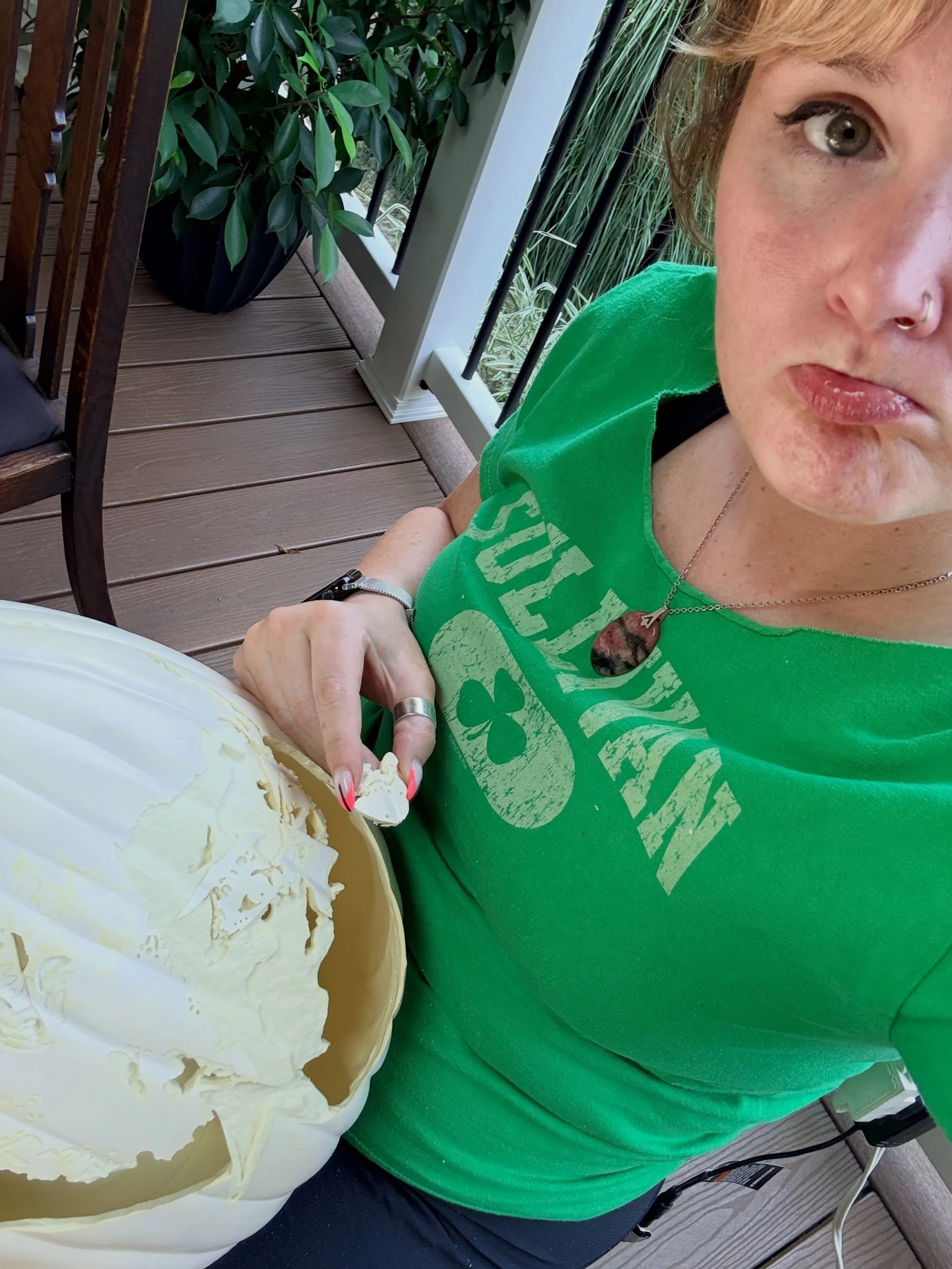 I finally did it.

After more than a decade of carving pumpkins, I finally broke one.

RIP, Bride of Frankenstein. 💔🎃

I&rsquo;d be lying if I said I wasn&rsquo;t a little salty over the loss. Every carving becomes its own piece of art, and after s