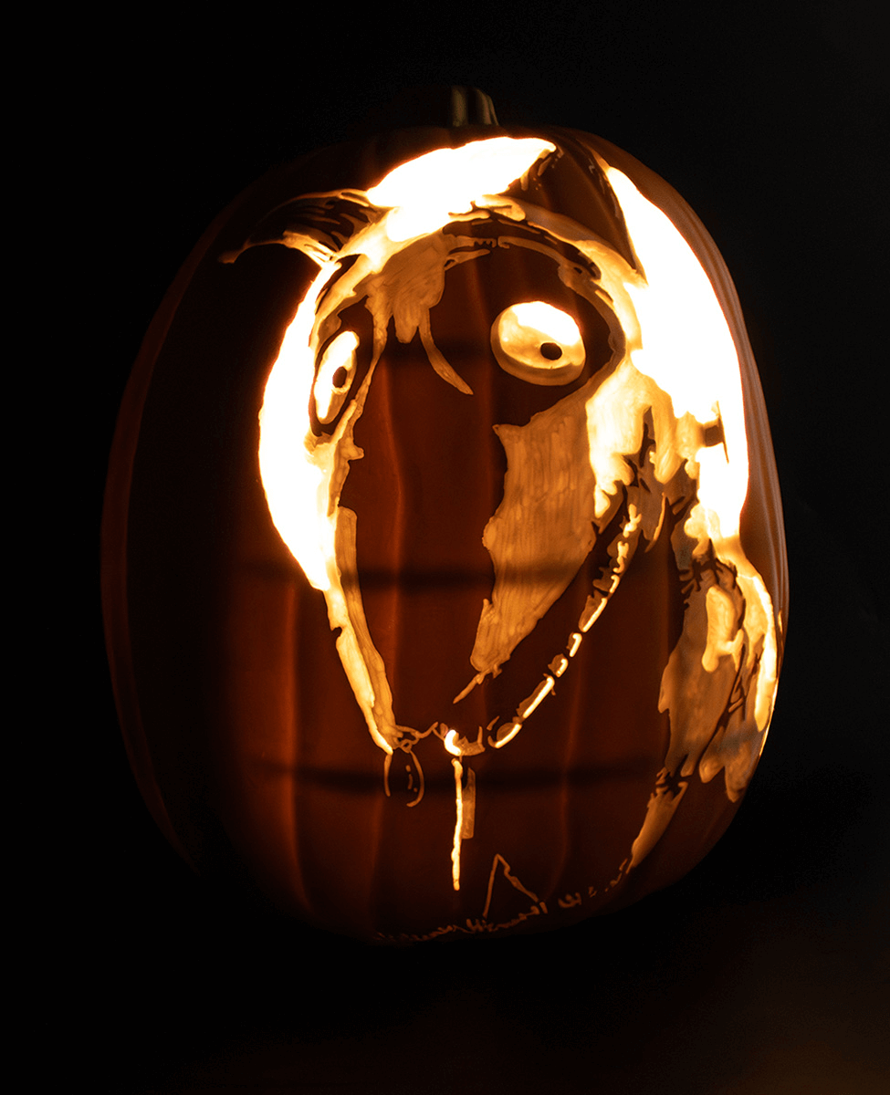 Frankenweenie Pumpkin