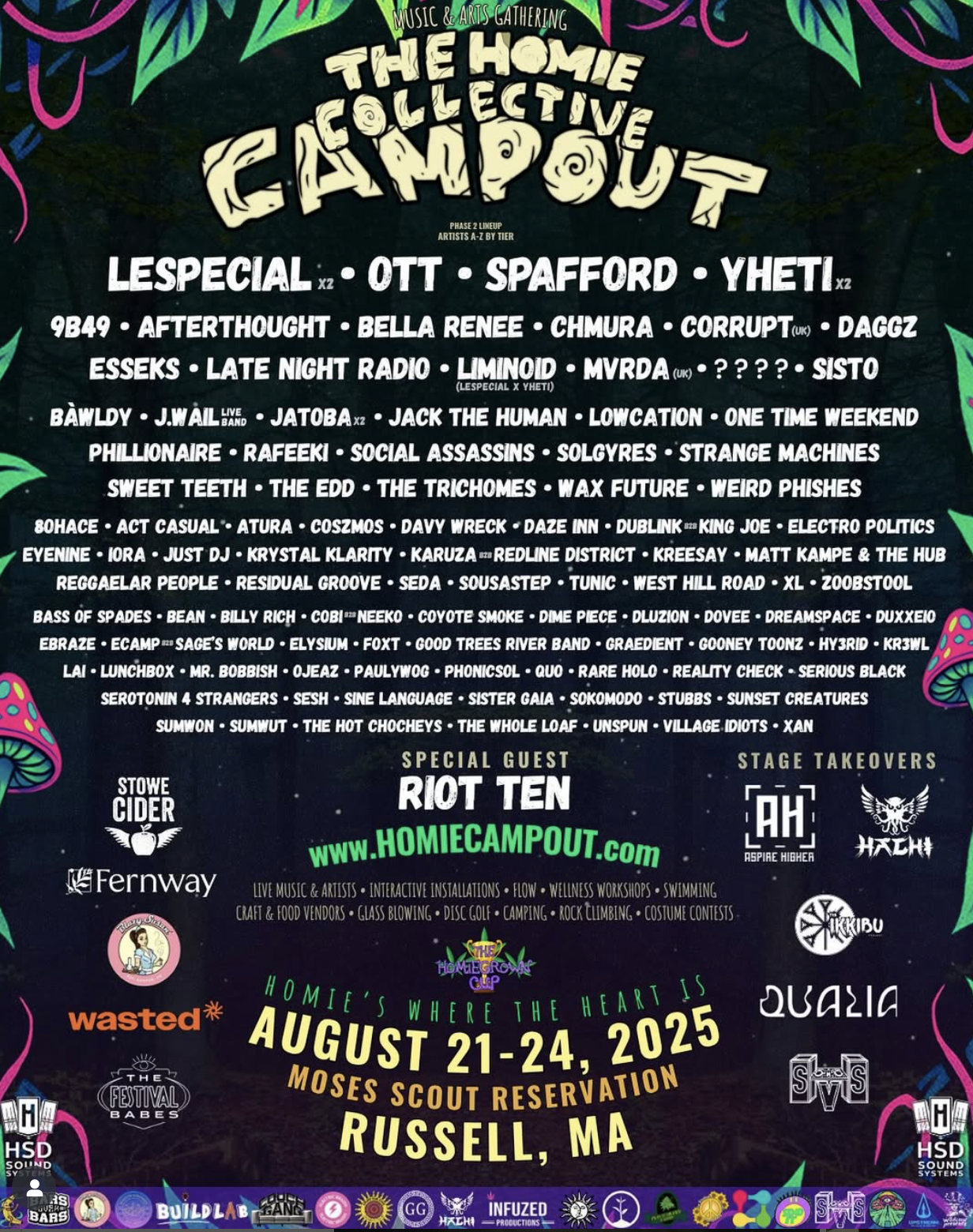 THE HOMIE COLLECTIVE CAMP OUT