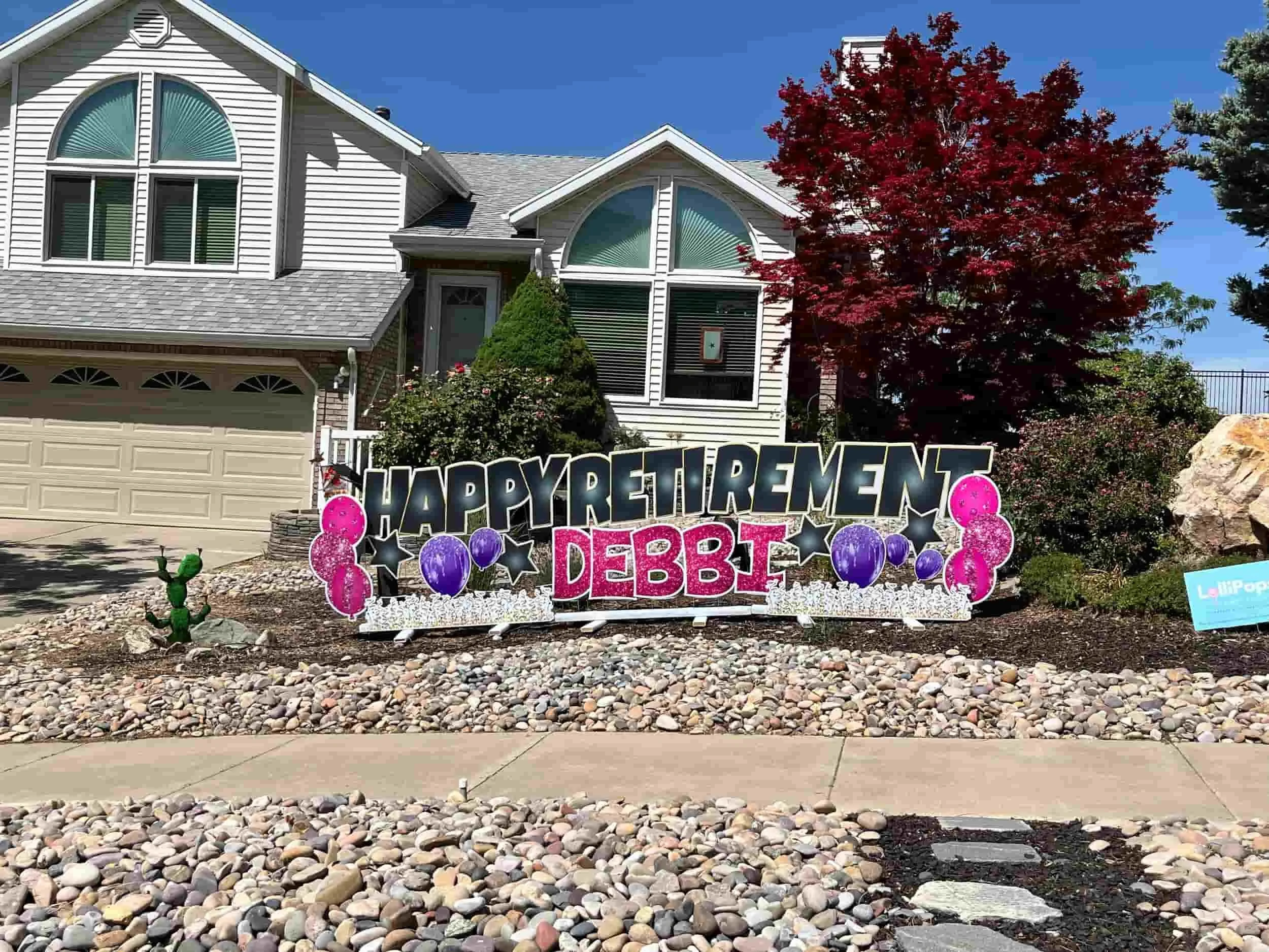 Yard signs utah, custom yard signs, davis county yard signs, utah sign rental