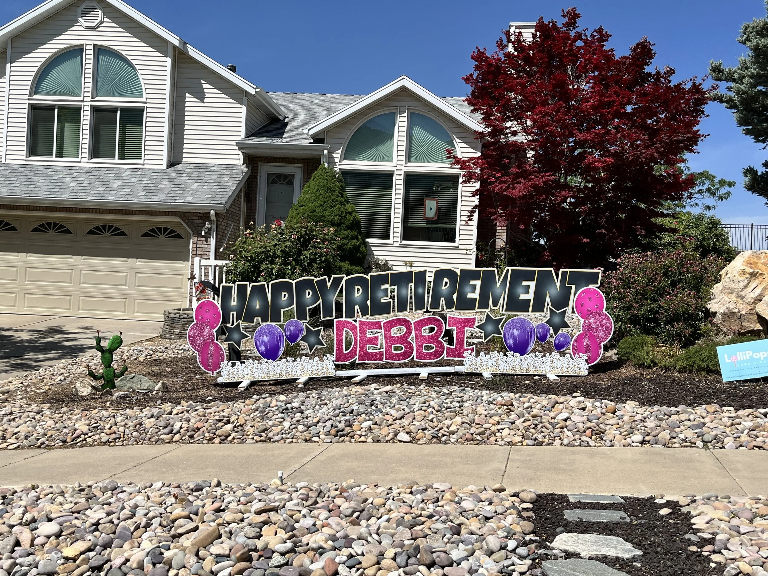 Retirement is a huge thing! Celebrate your loved ones by letting everyone know they have retired!