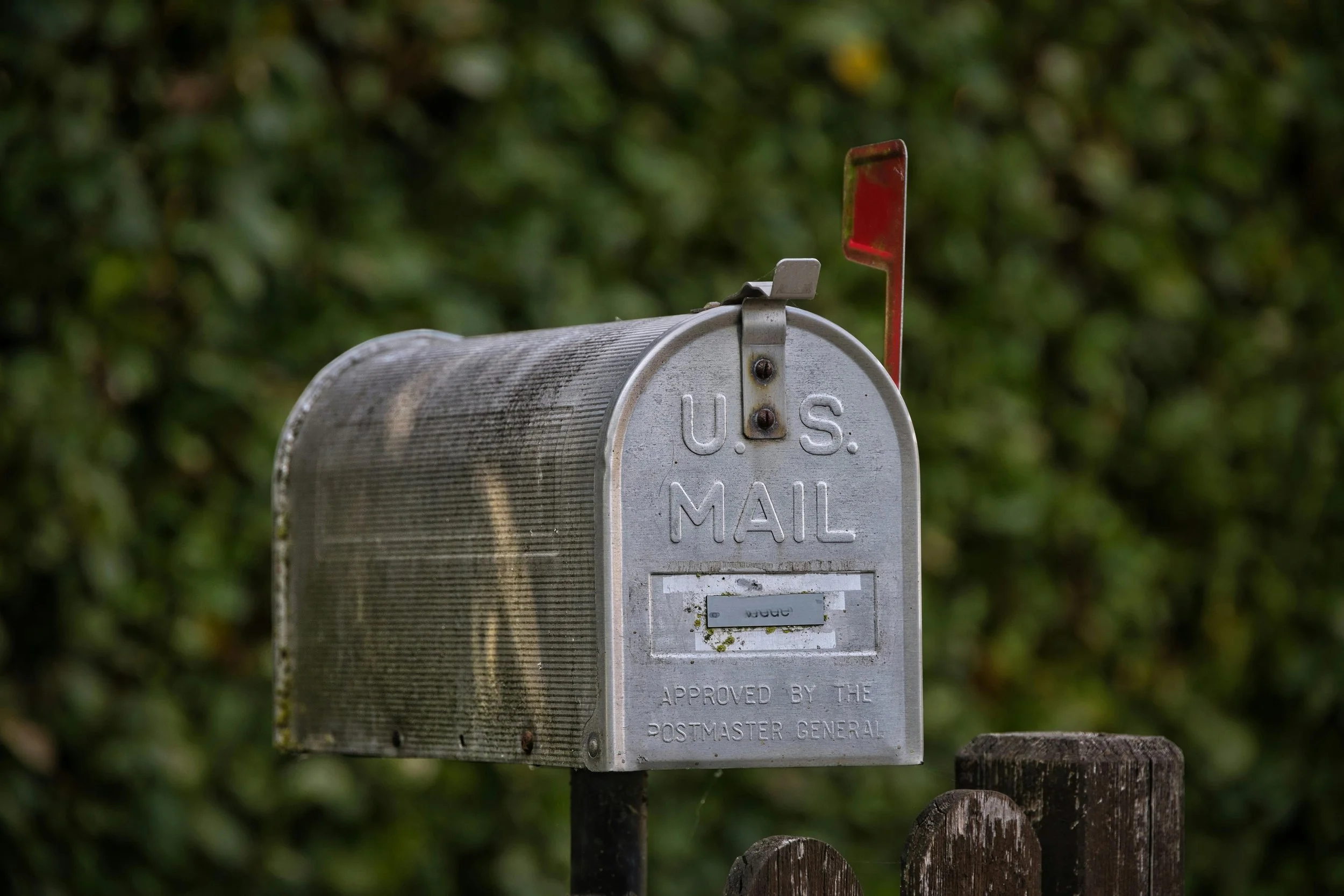 a photo of a mailbox