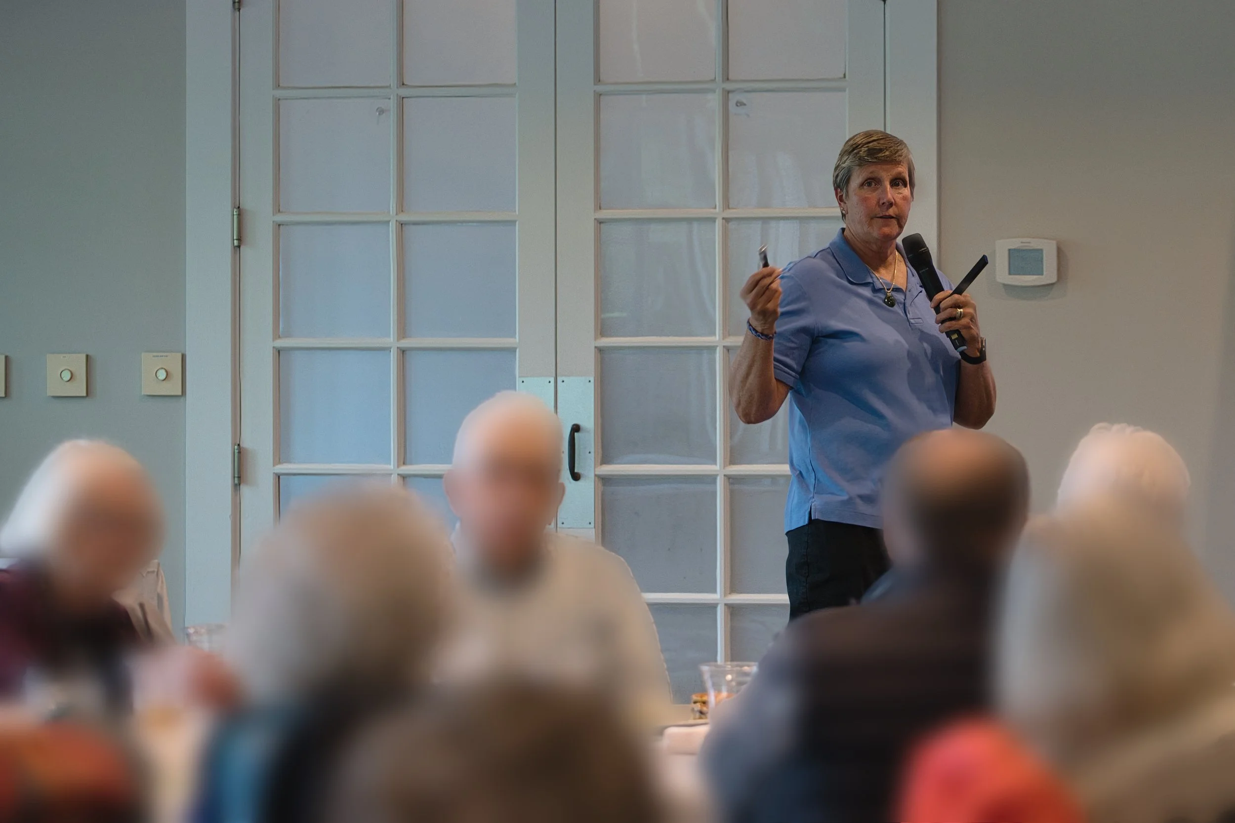 Mo Speaks to the Community at Her Campaign Launch