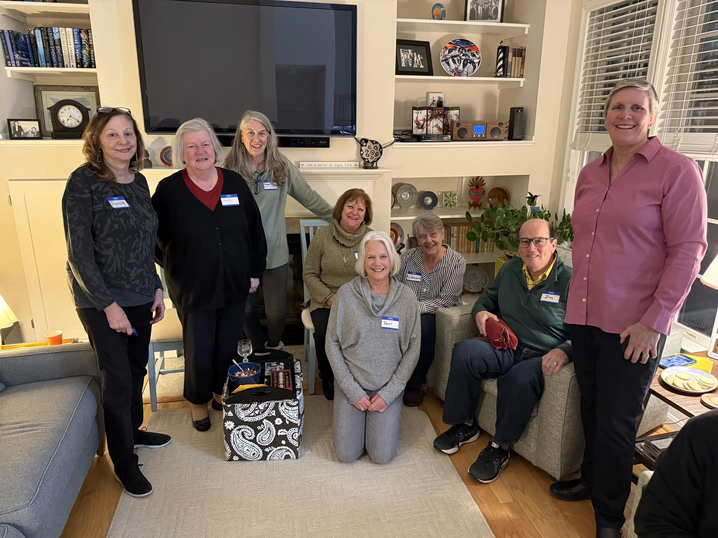 Mo at a Meet and Greet with Her Community