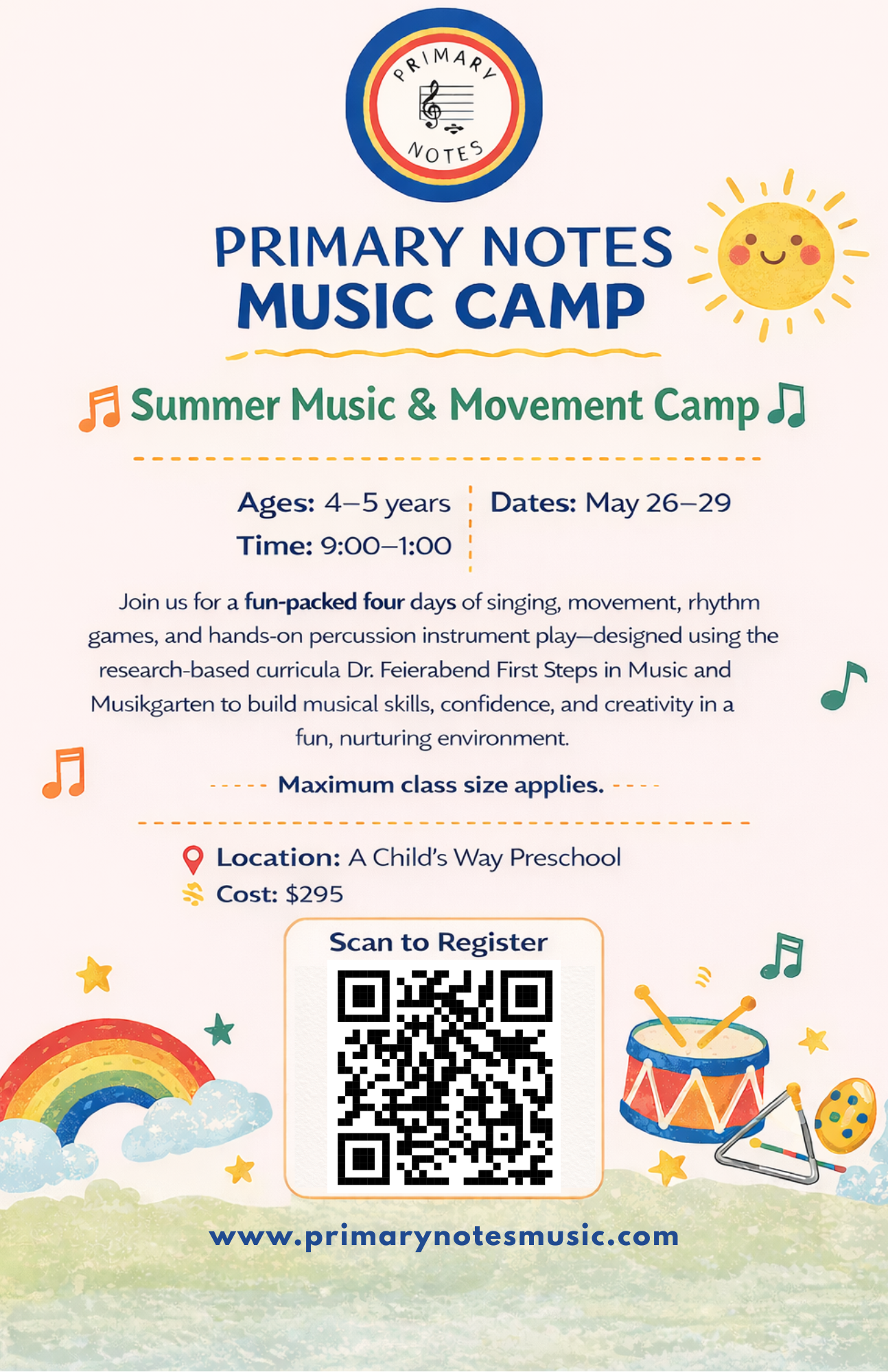 Summer Music Camp (May 26-29)