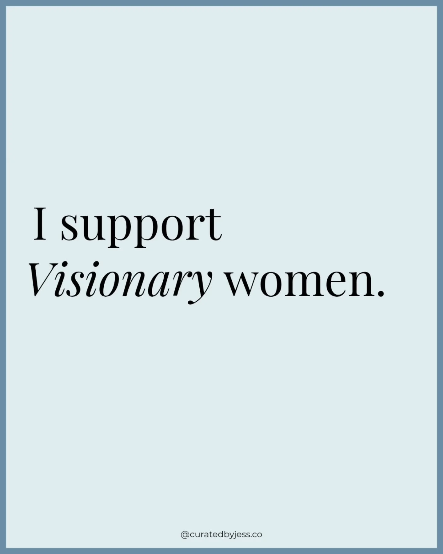 What does it really mean to support a visionary woman?

It means seeing her &mdash; her mission, her dreams, and the direction she&rsquo;s headed.� It means intuitively tapping into her energy and helping bring structure to her vision.

✨ Creating cl