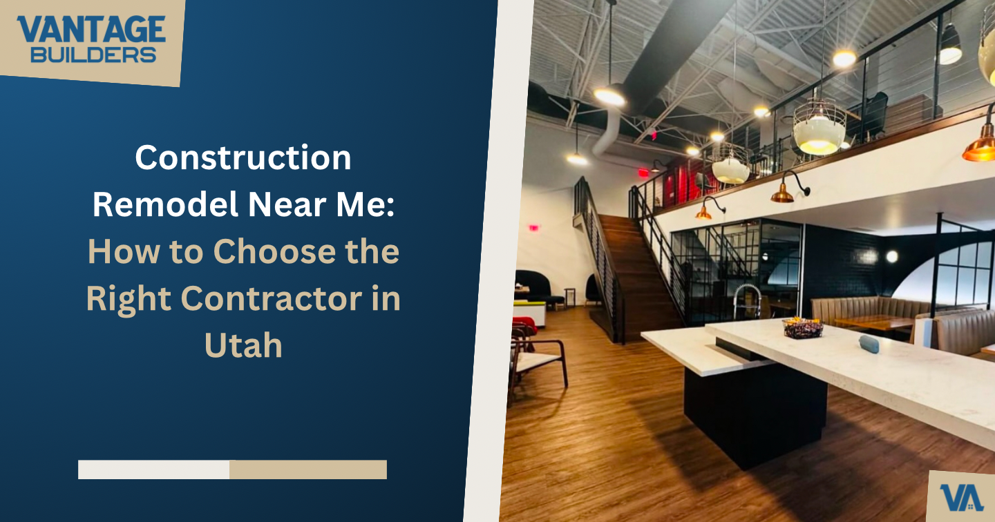 Construction Remodel Near Me: How to Choose the Right Contractor in Utah