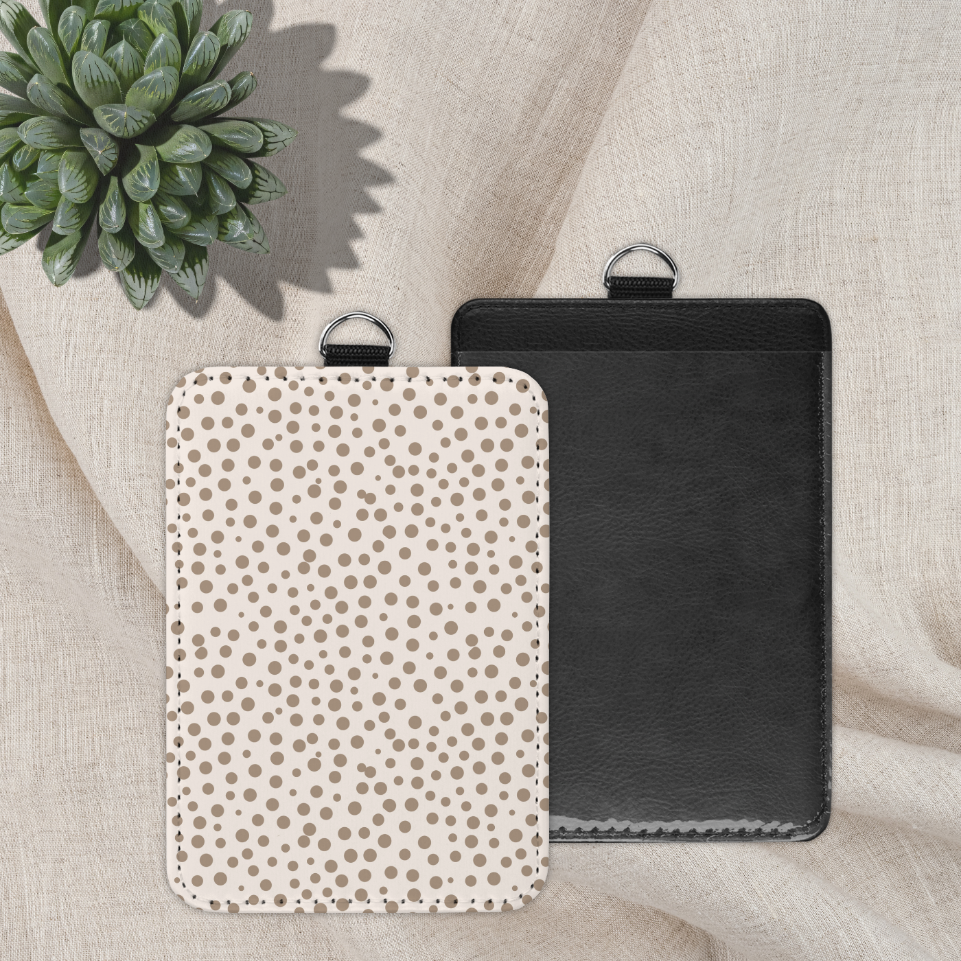 Serene Neutrals Badge Holders