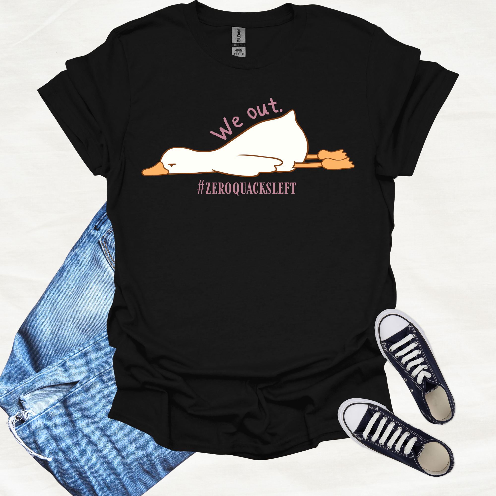 We Out. Duck Tee