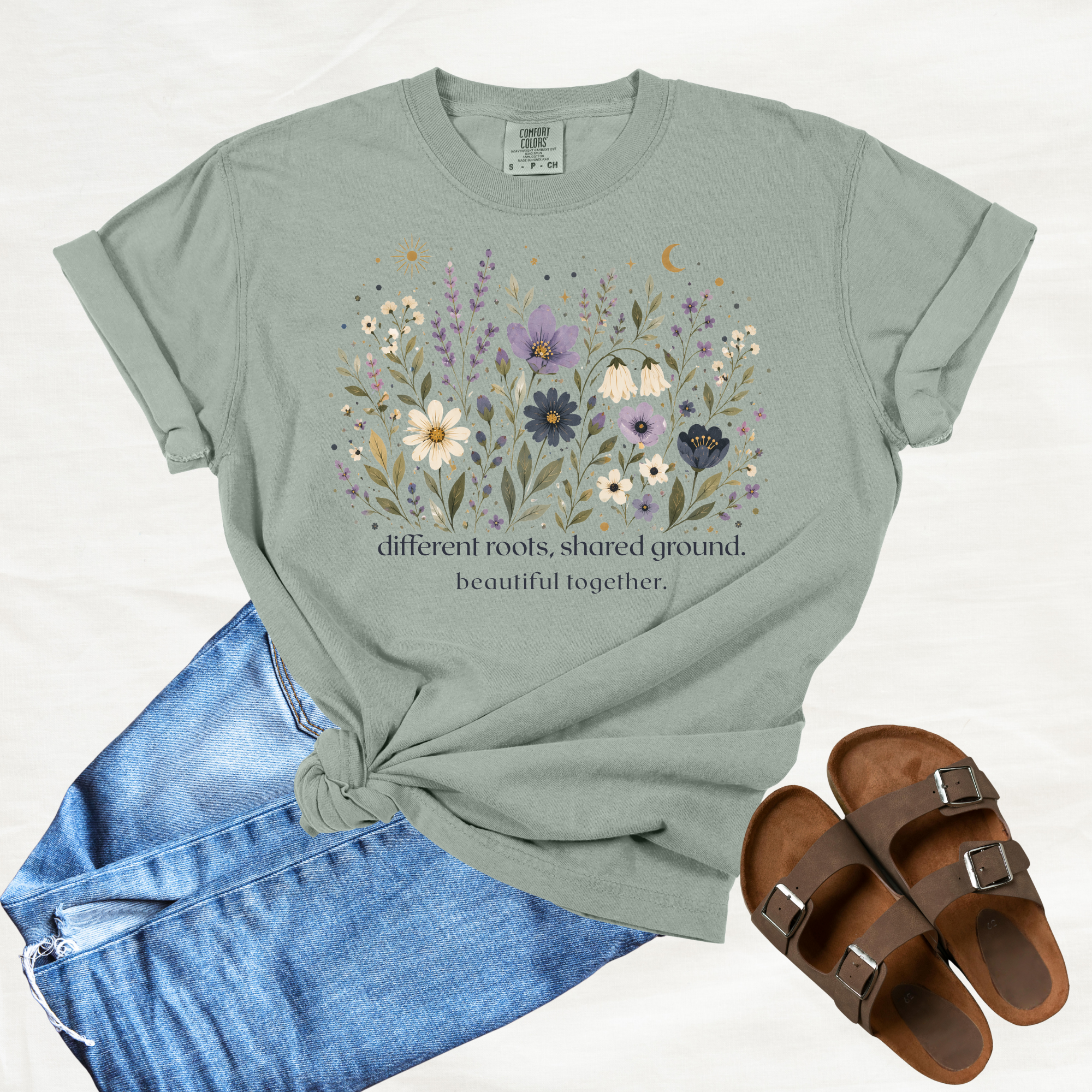 Different Roots, Shared Ground Tee