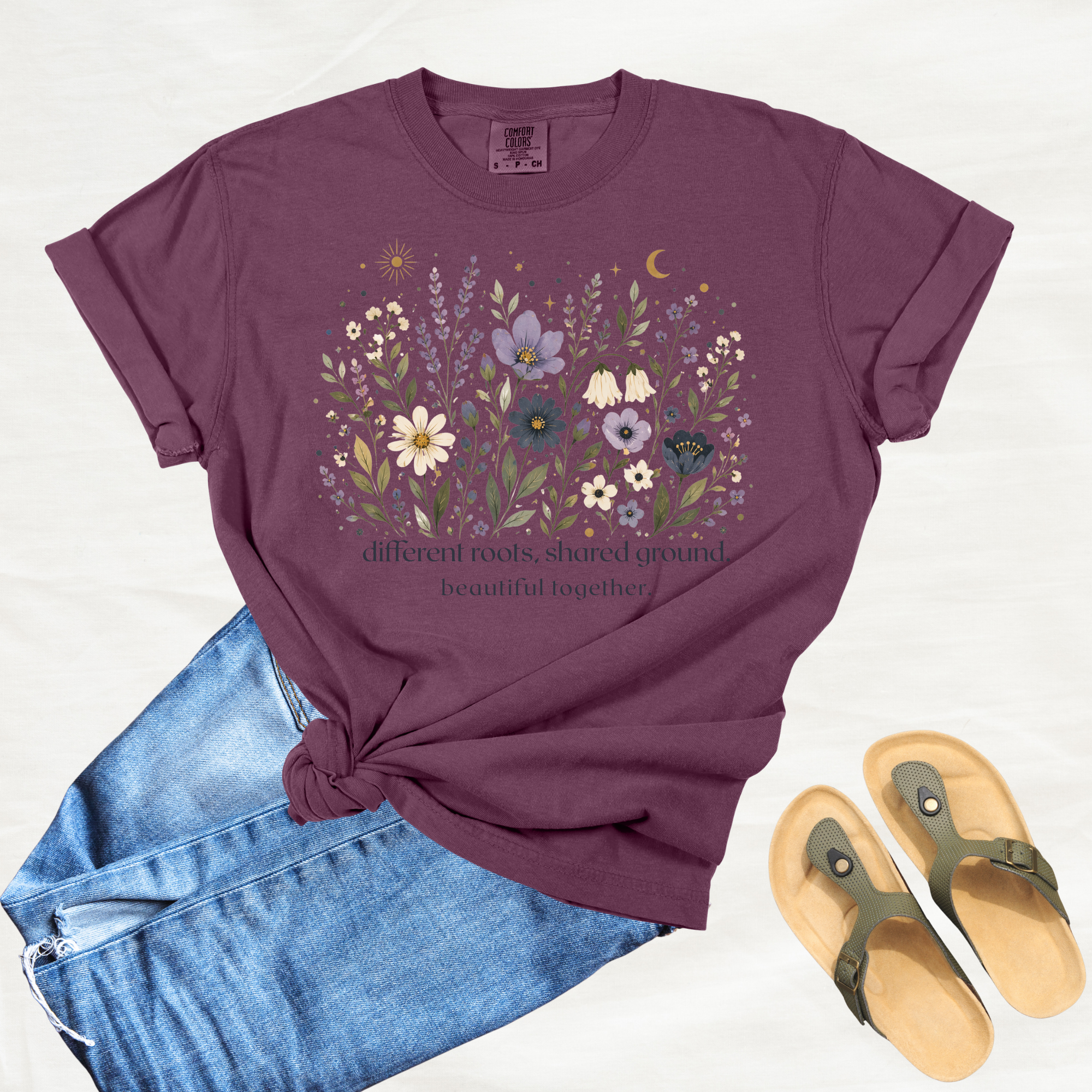 Different Roots, Shared Ground Tee