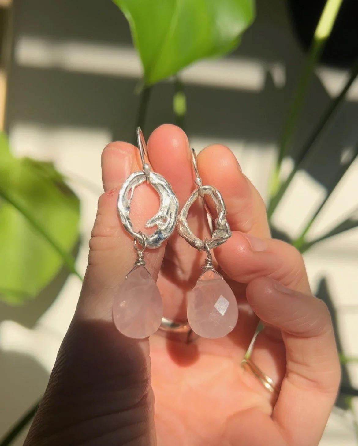 Rose Quartz Molten Branch