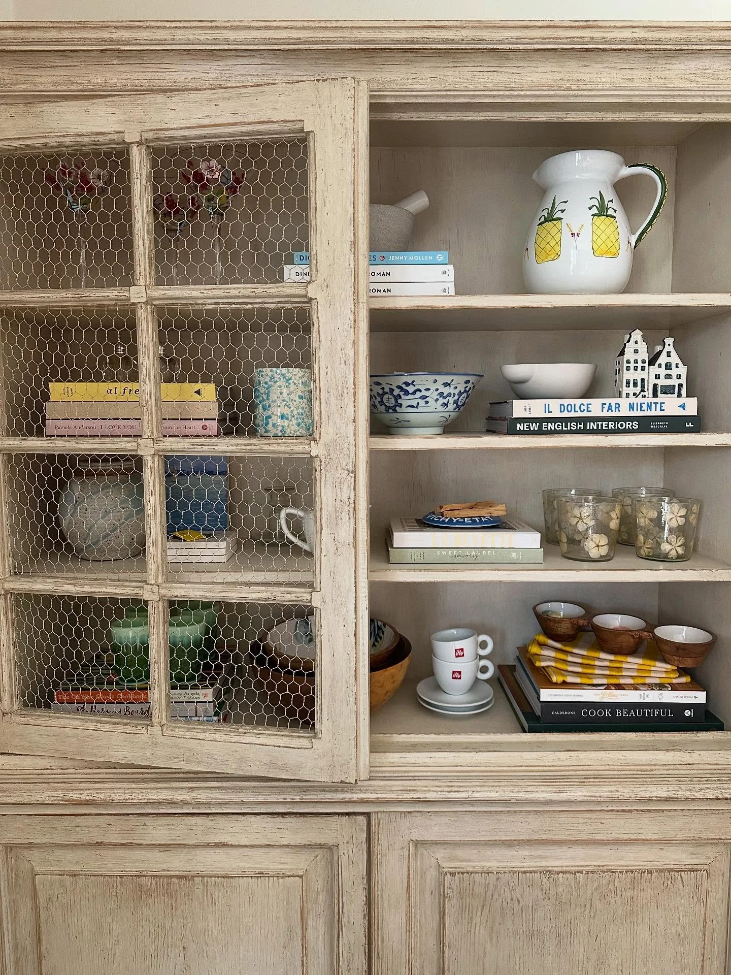 Styling Tip: play with heights, texture, and a mix of old + new for a collected feel.