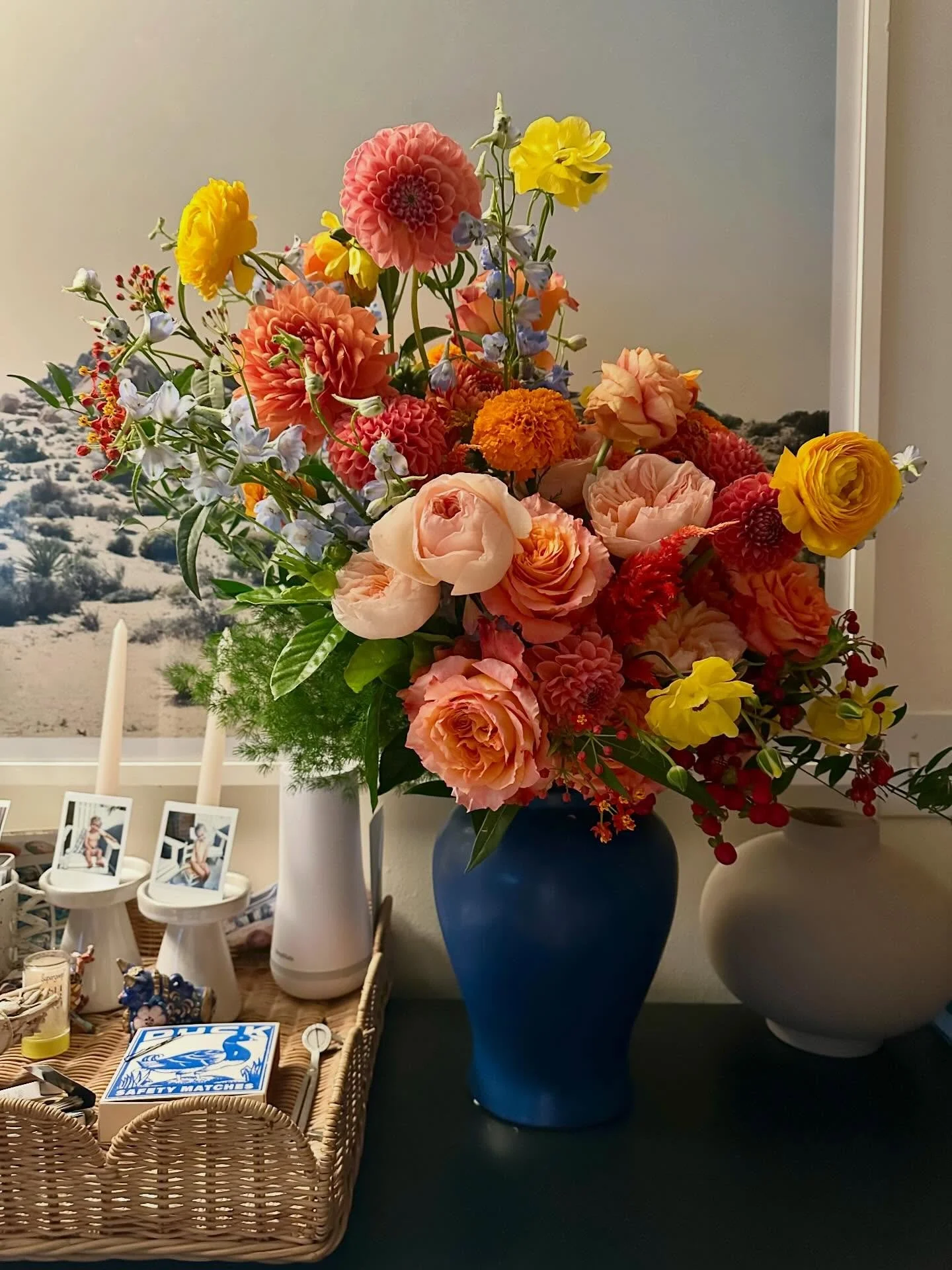 Still Life: Proof that joy can be arranged and left on a table.