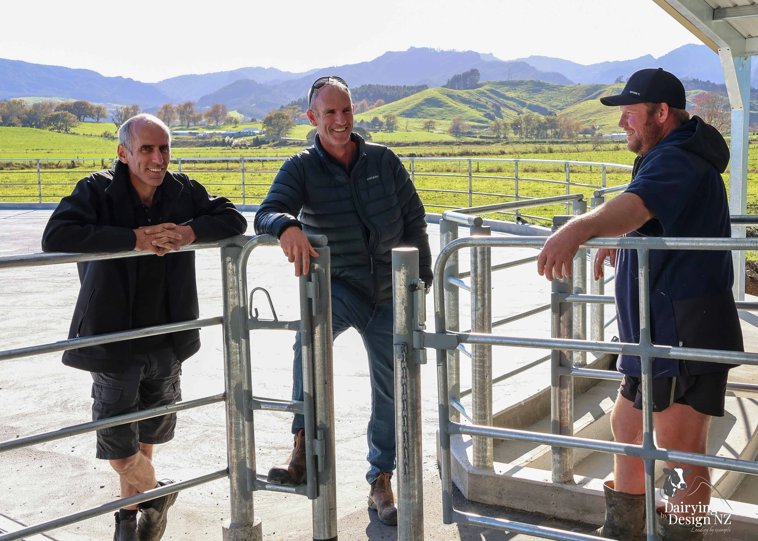  Waikato rotary dairy shed development designed for efficient milking and cow flow built by Don Chapman Waikato Ltd, featuring a Kopu Engineering Platform, yard work by Leask Engineering, milking plant by Ngatea Milking &amp; Pumping, Milkhub system 