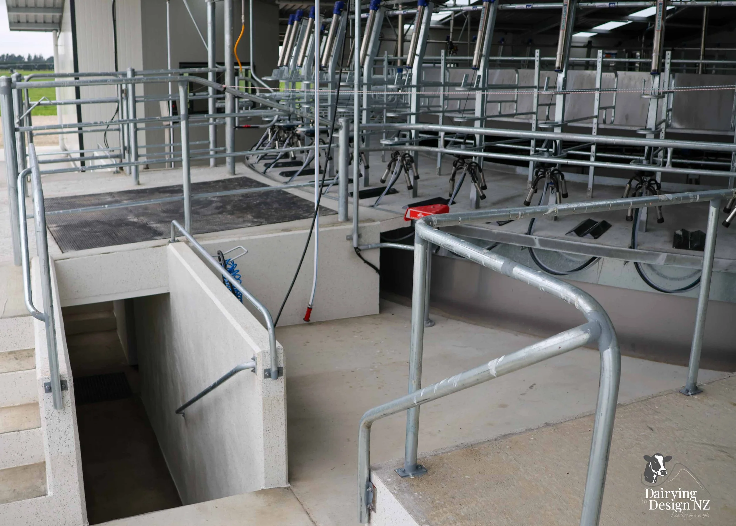  Canterbury rotary dairy shed development designed for efficient milking and cow flow built by Rural Building Solutions, featuring a Donald Engineering Rotary Platform, Earthworks by Densem Contracting 2010 Ltd, Refrigeration by Dairycool, Feed silos