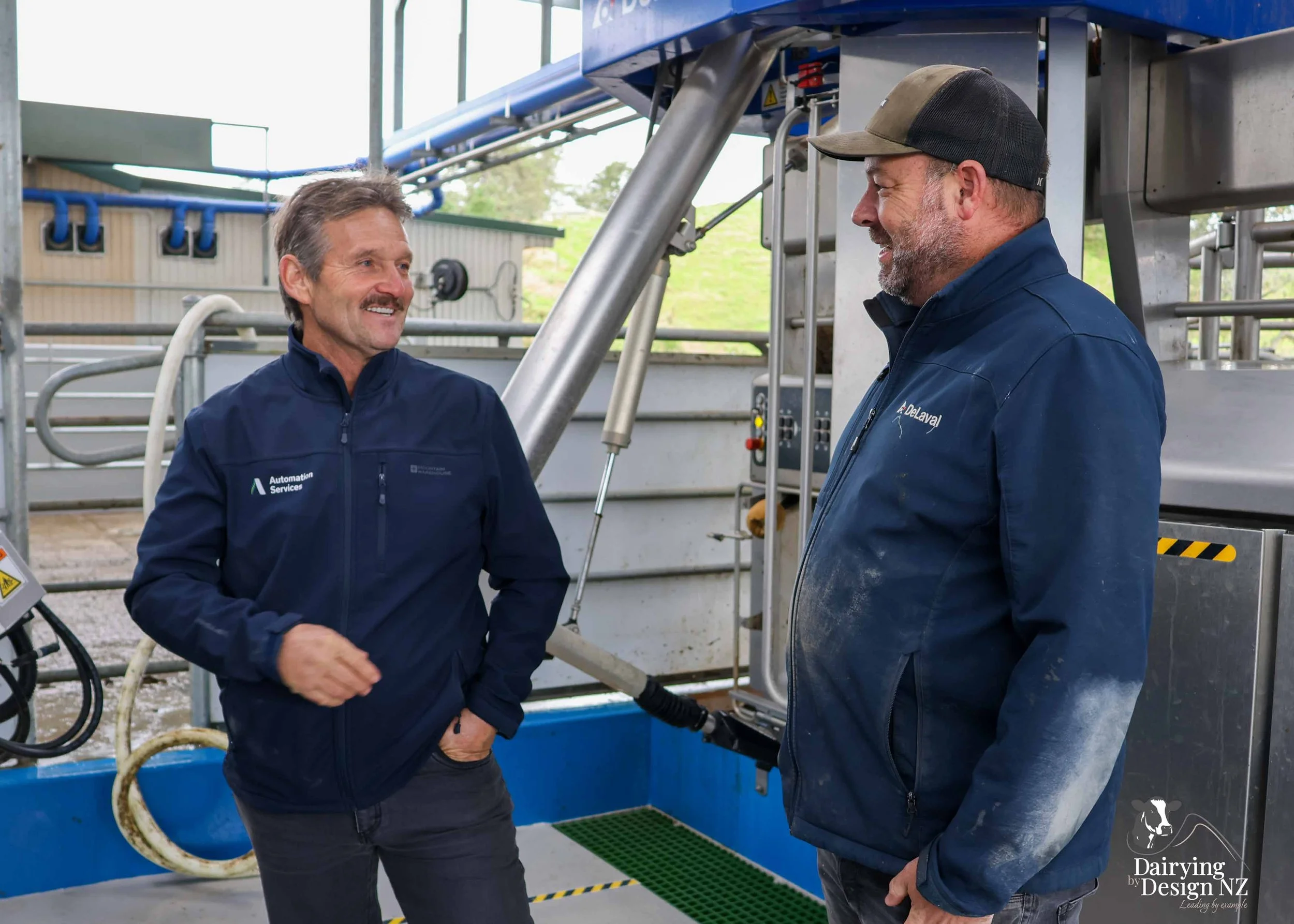 Central Plateau robotic dairy shed development designed for efficient milking and cow flow. Robots by Automation Services, yard work by ABC Milking Equipment, Animal Handling system by The Wrangler, Machinery by Giltrap Agrizone, project for Peter &
