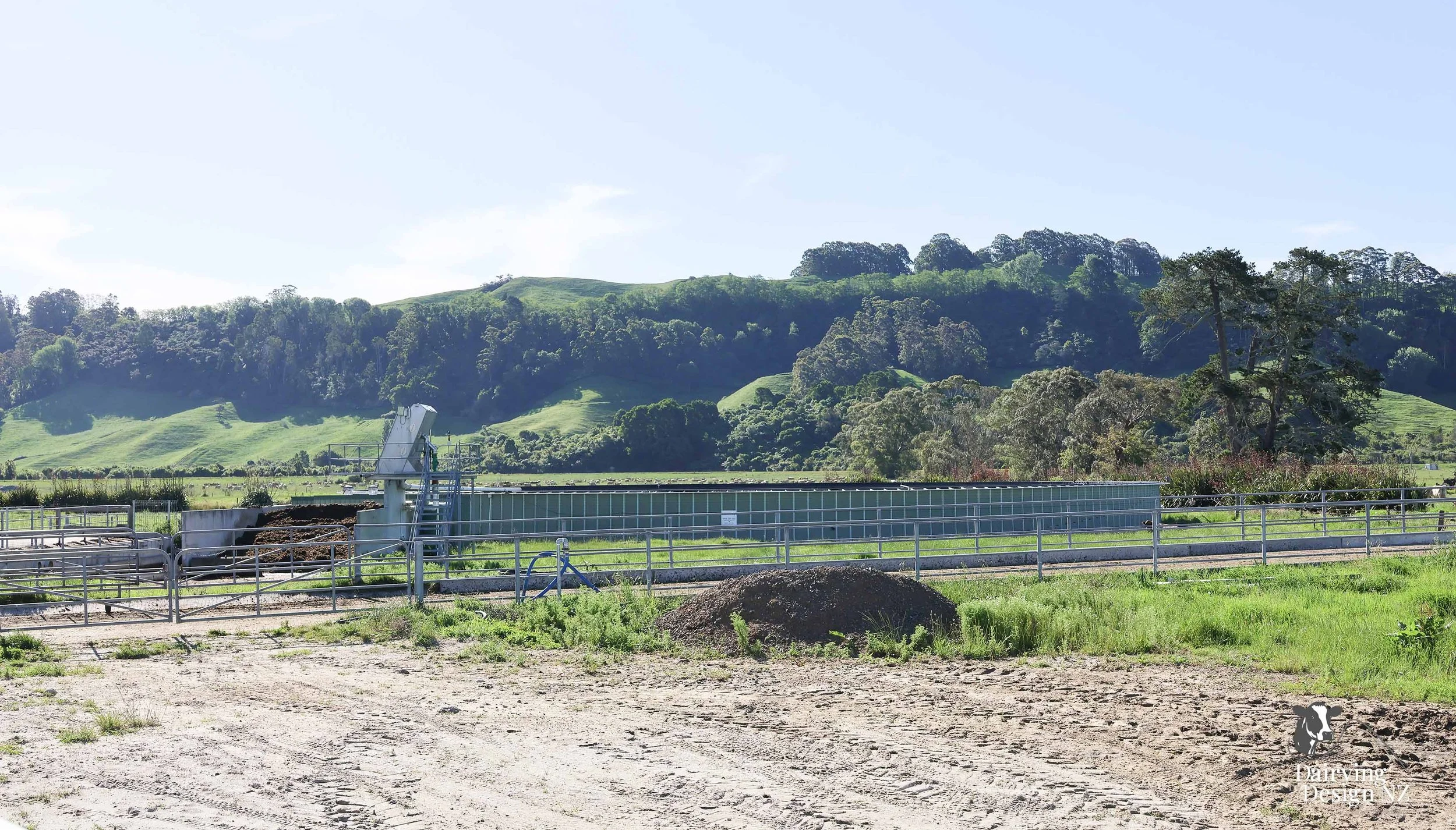  Whakatane rotary dairy shed development designed for efficient milking and cow flow built by Yates Carpentry &amp; Construction, Milking plant install by 60/40 Milking, yard work by WJ Dippie, Milking platform by Landmore Agri, Effluent storage by K