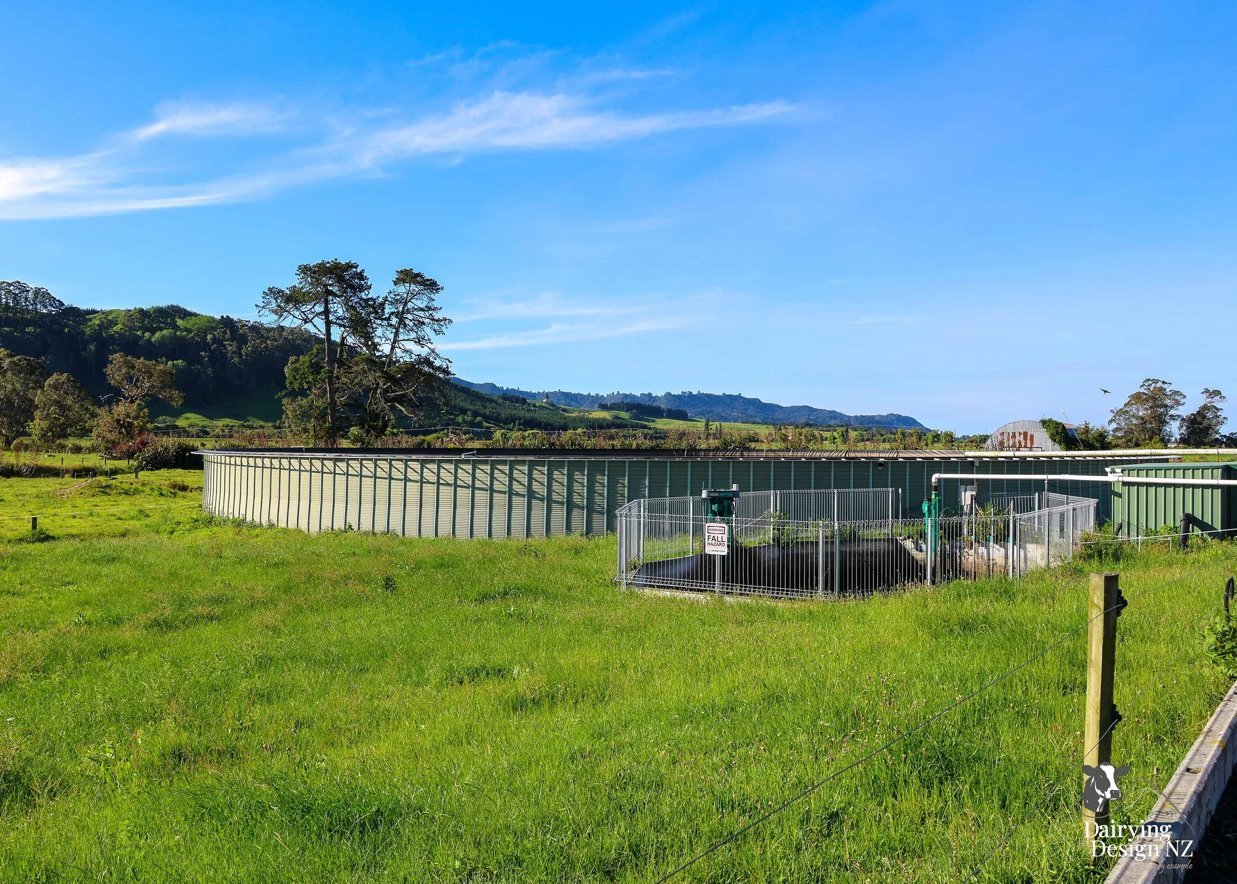  Whakatane rotary dairy shed development designed for efficient milking and cow flow built by Yates Carpentry &amp; Construction, Milking plant install by 60/40 Milking, yard work by WJ Dippie, Milking platform by Landmore Agri, Effluent storage by K