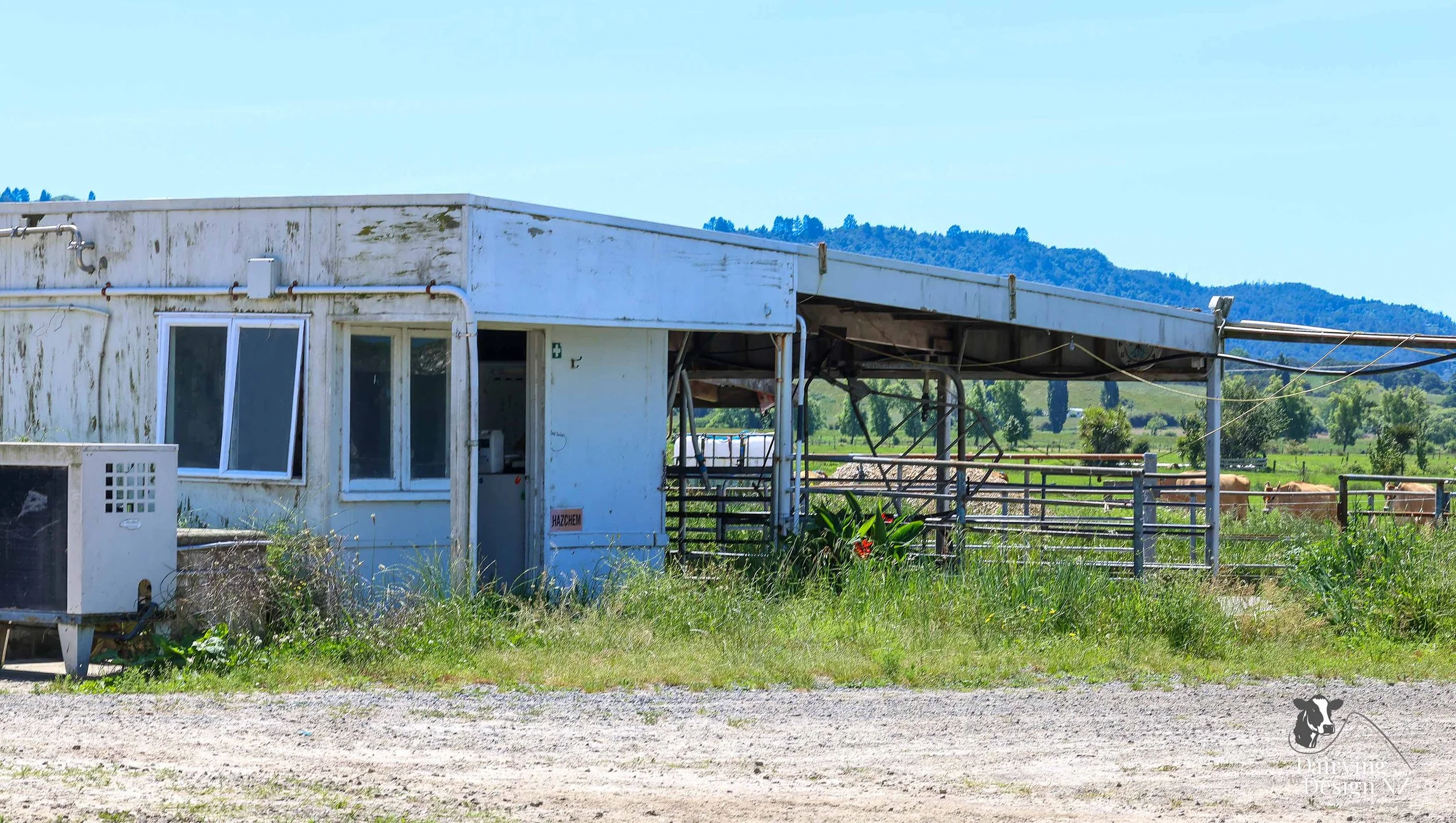  Whakatane rotary dairy shed development designed for efficient milking and cow flow built by Yates Carpentry &amp; Construction, Milking plant install by 60/40 Milking, yard work by WJ Dippie, Milking platform by Landmore Agri, Effluent storage by K