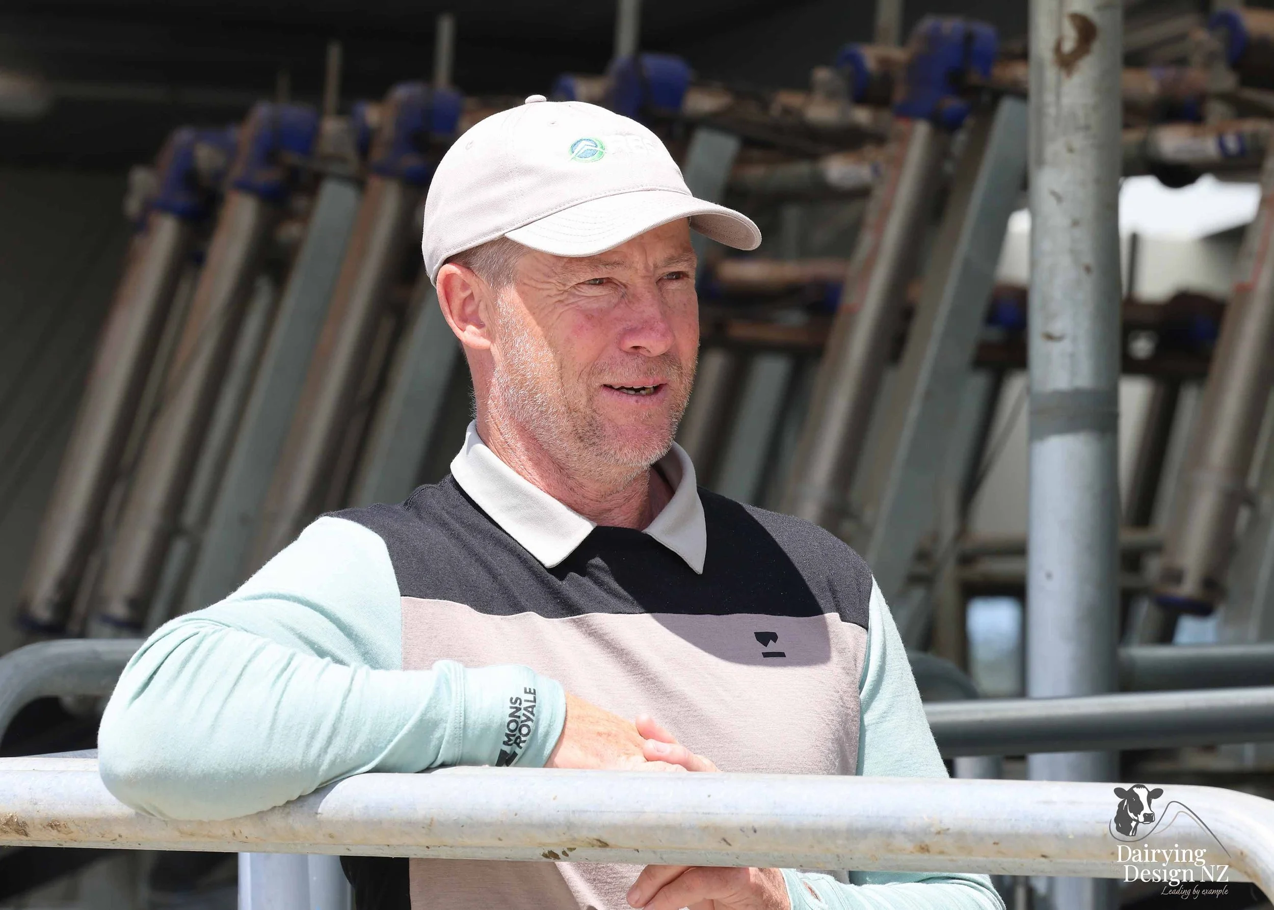  Canterbury rotary dairy shed development designed for efficient milking and cow flow built by Rural Building Solutions, featuring a Donald Engineering Rotary Platform, Earthworks by Densem Contracting 2010 Ltd, Refrigeration by Dairycool, Feed silos