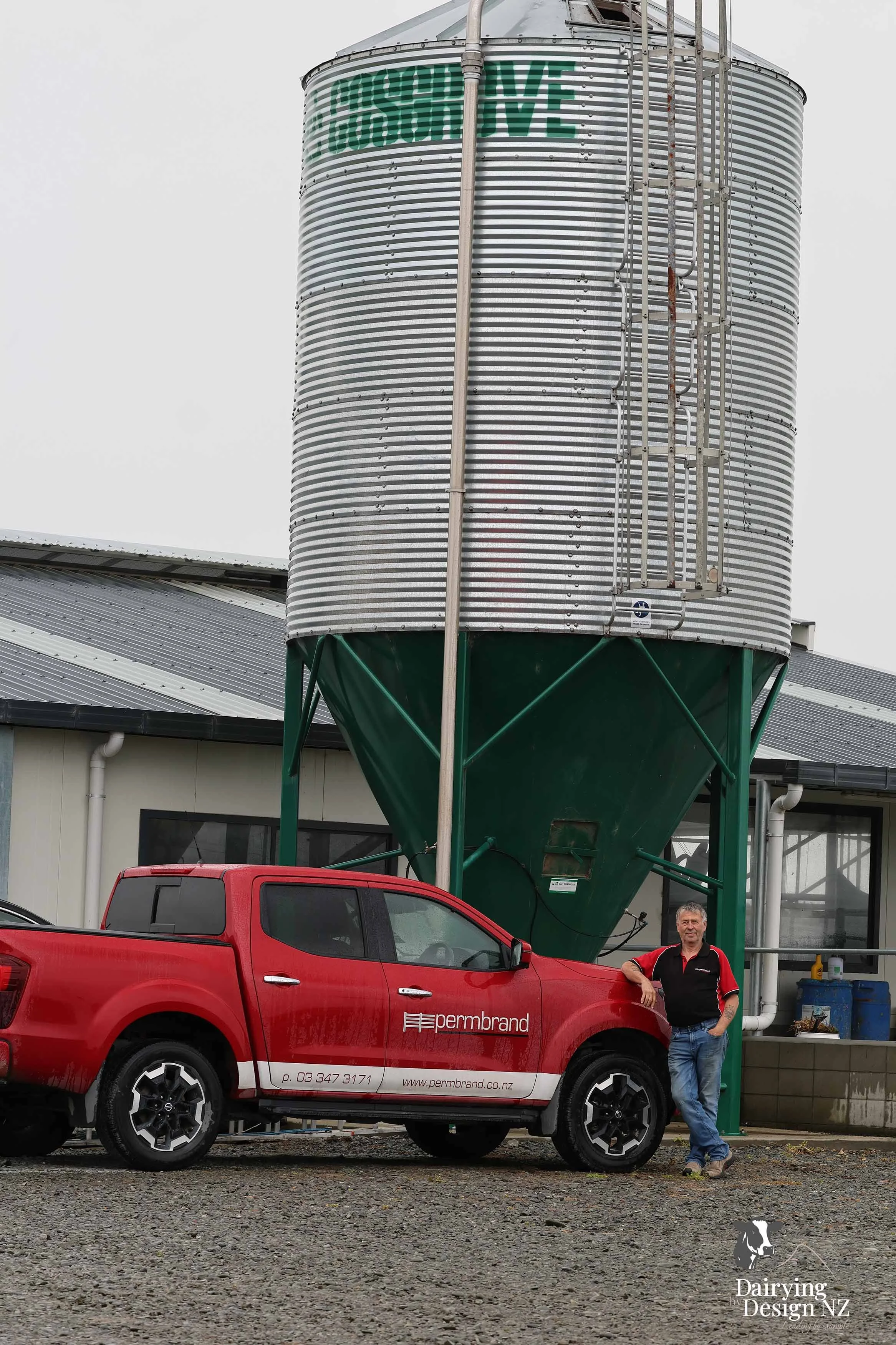  Canterbury rotary dairy shed development designed for efficient milking and cow flow built by Rural Building Solutions, featuring a Donald Engineering Rotary Platform, Earthworks by Densem Contracting 2010 Ltd, Refrigeration by Dairycool, Feed silos