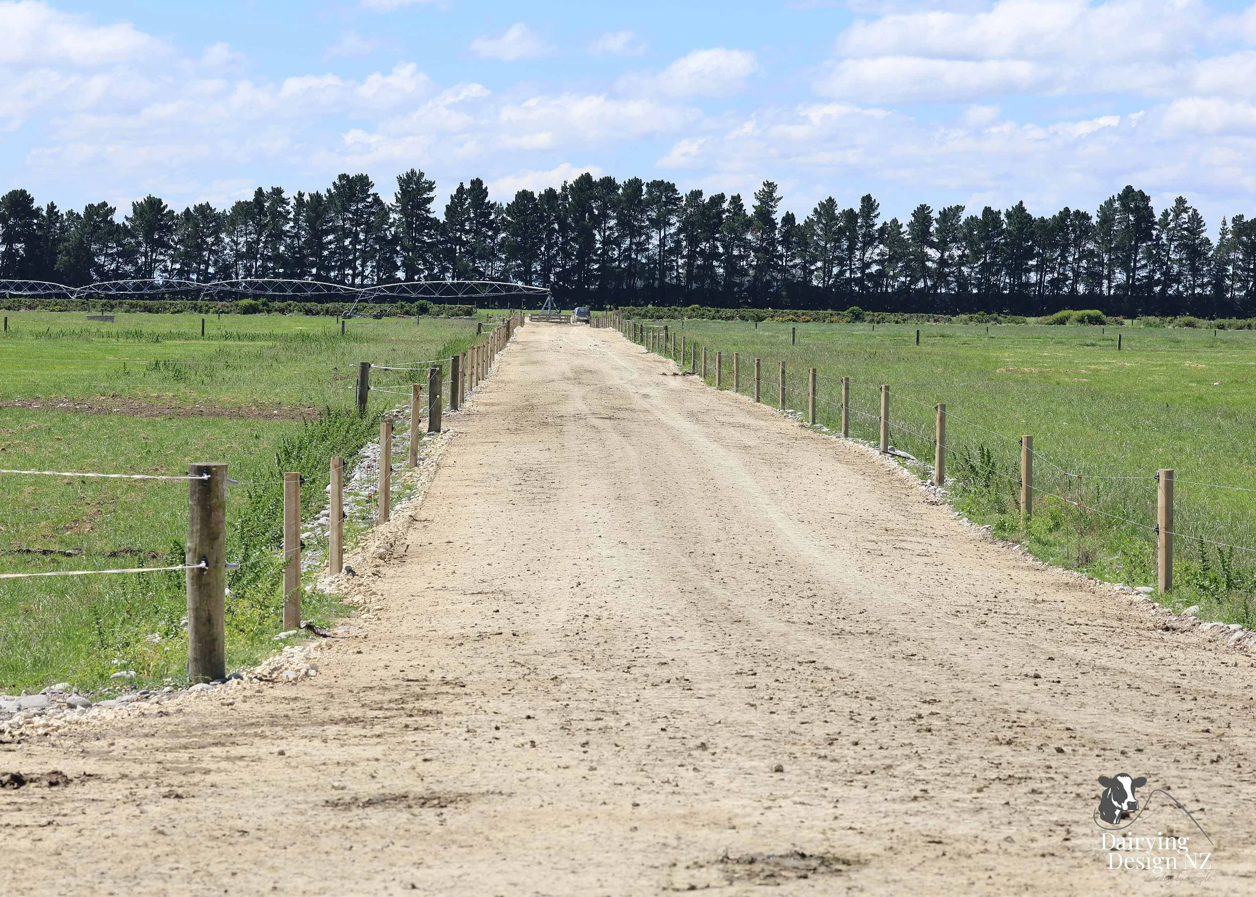  Canterbury rotary dairy shed development designed for efficient milking and cow flow built by Rural Building Solutions, featuring a Donald Engineering Rotary Platform, Earthworks by Densem Contracting 2010 Ltd, Refrigeration by Dairycool, Feed silos