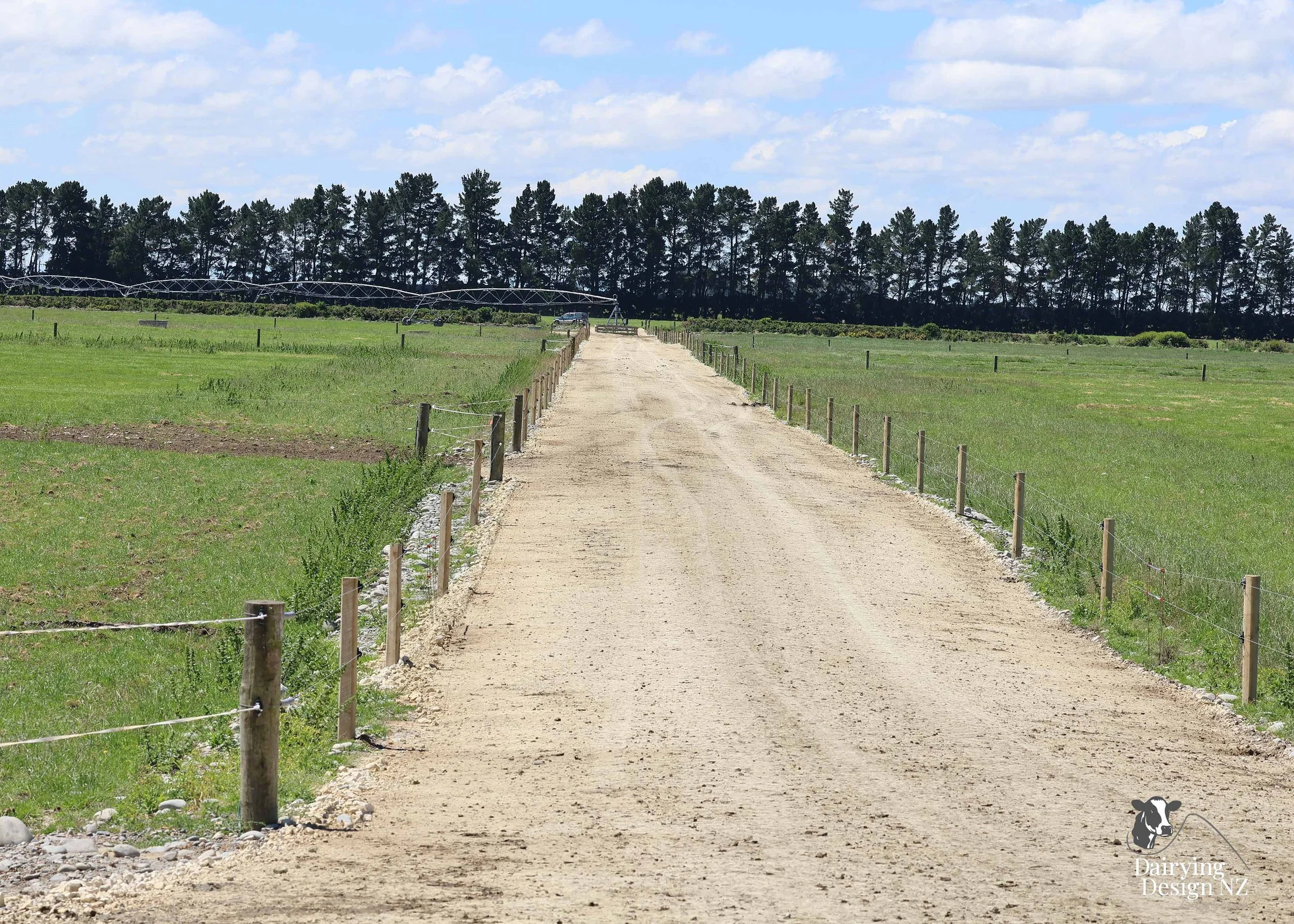 Canterbury rotary dairy shed development designed for efficient milking and cow flow built by Rural Building Solutions, featuring a Donald Engineering Rotary Platform, Earthworks by Densem Contracting 2010 Ltd, Refrigeration by Dairycool, Feed silos