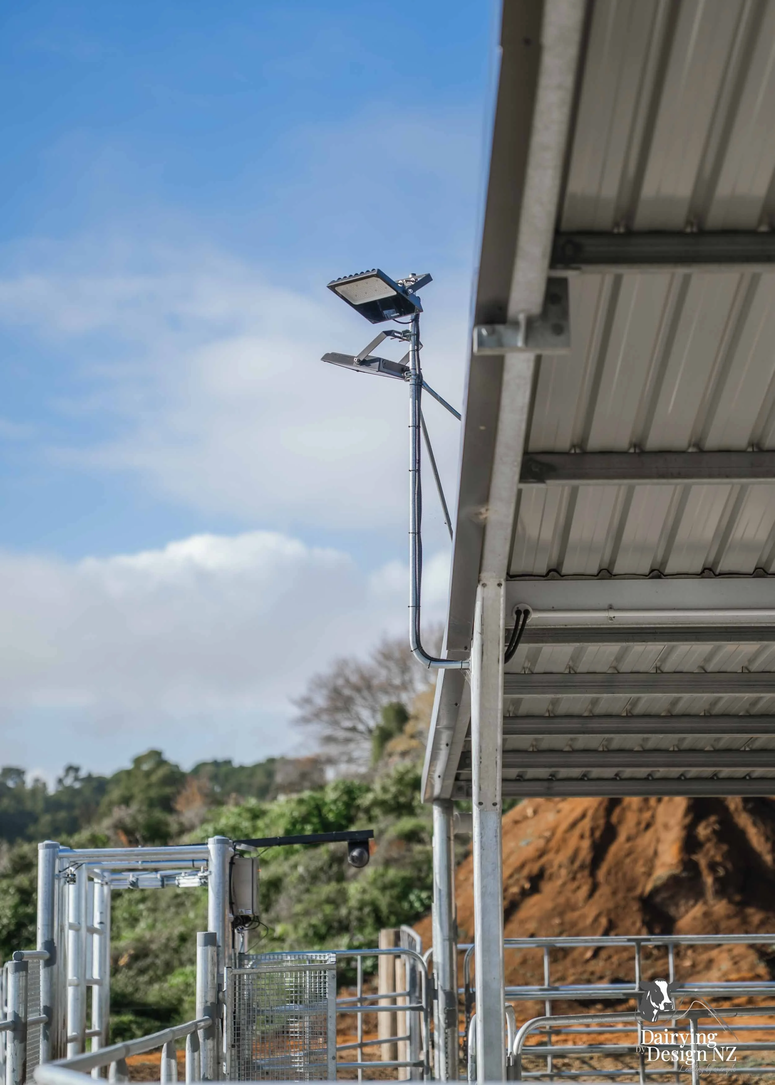  Waikato rotary dairy shed development designed for efficient milking and cow flow built by Don Chapman Waikato Ltd, featuring a Moa Rotary Platform, yard work by Leask Engineering, electrical work by Phase Electrical, project for Graham Preest. 
