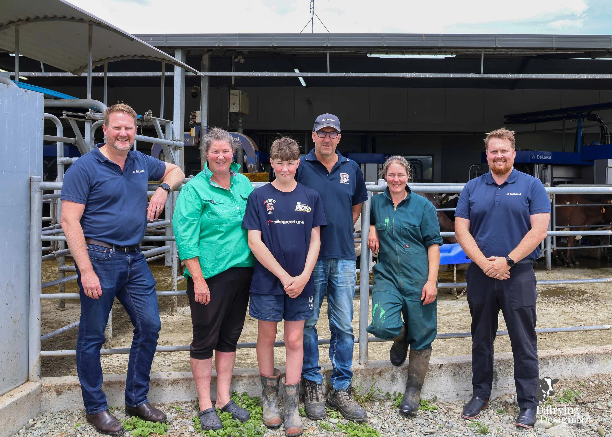  Canterbury robotic dairy shed development designed for efficient milking and cow flow Milking pant and effluent by Canterbury Farm Services, featuring Solar system by Sunergy Solar, Stock feed supplier is Pye Group, Earthworks by Oliver Brothers, pr