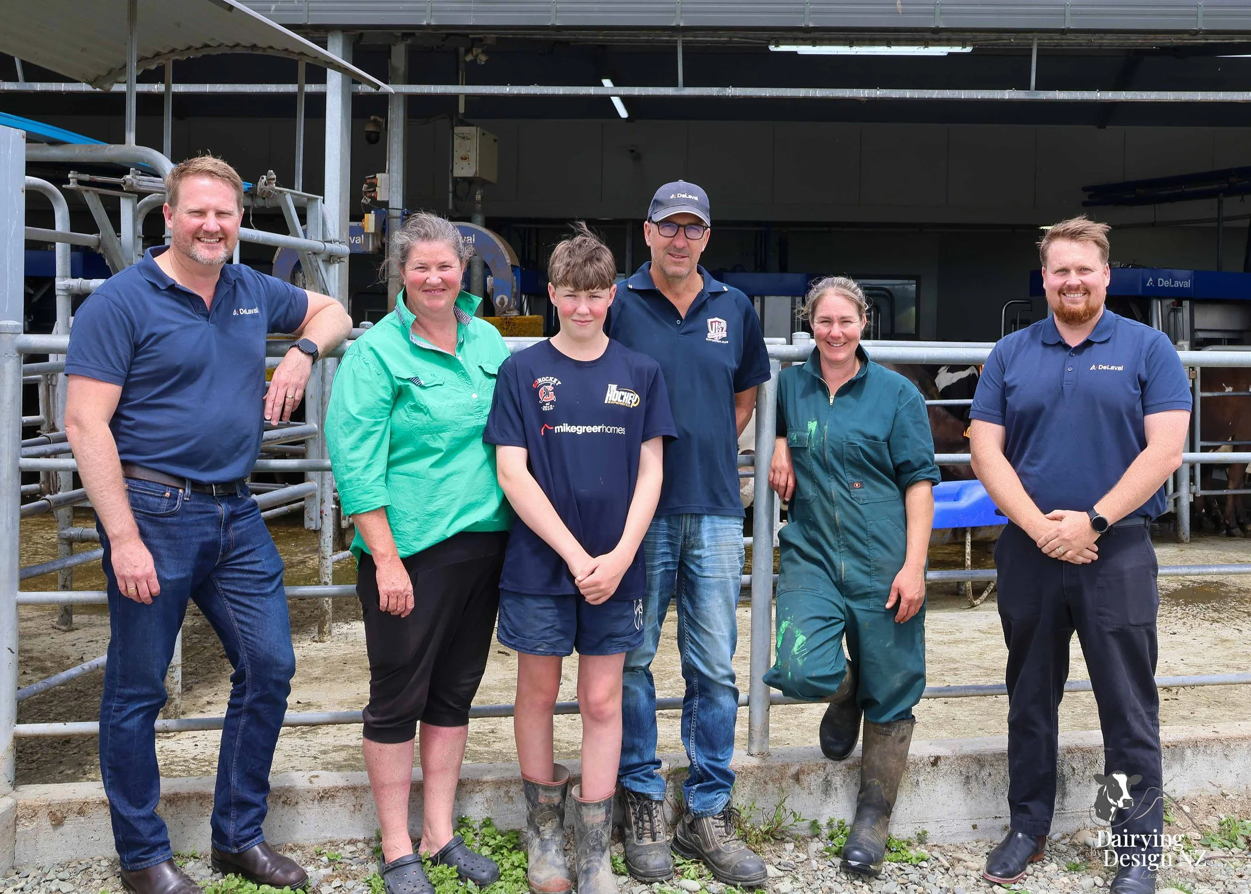  Canterbury robotic dairy shed development designed for efficient milking and cow flow Milking pant and effluent by Canterbury Farm Services, featuring Solar system by Sunergy Solar, Stock feed supplier is Pye Group, Earthworks by Oliver Brothers, pr
