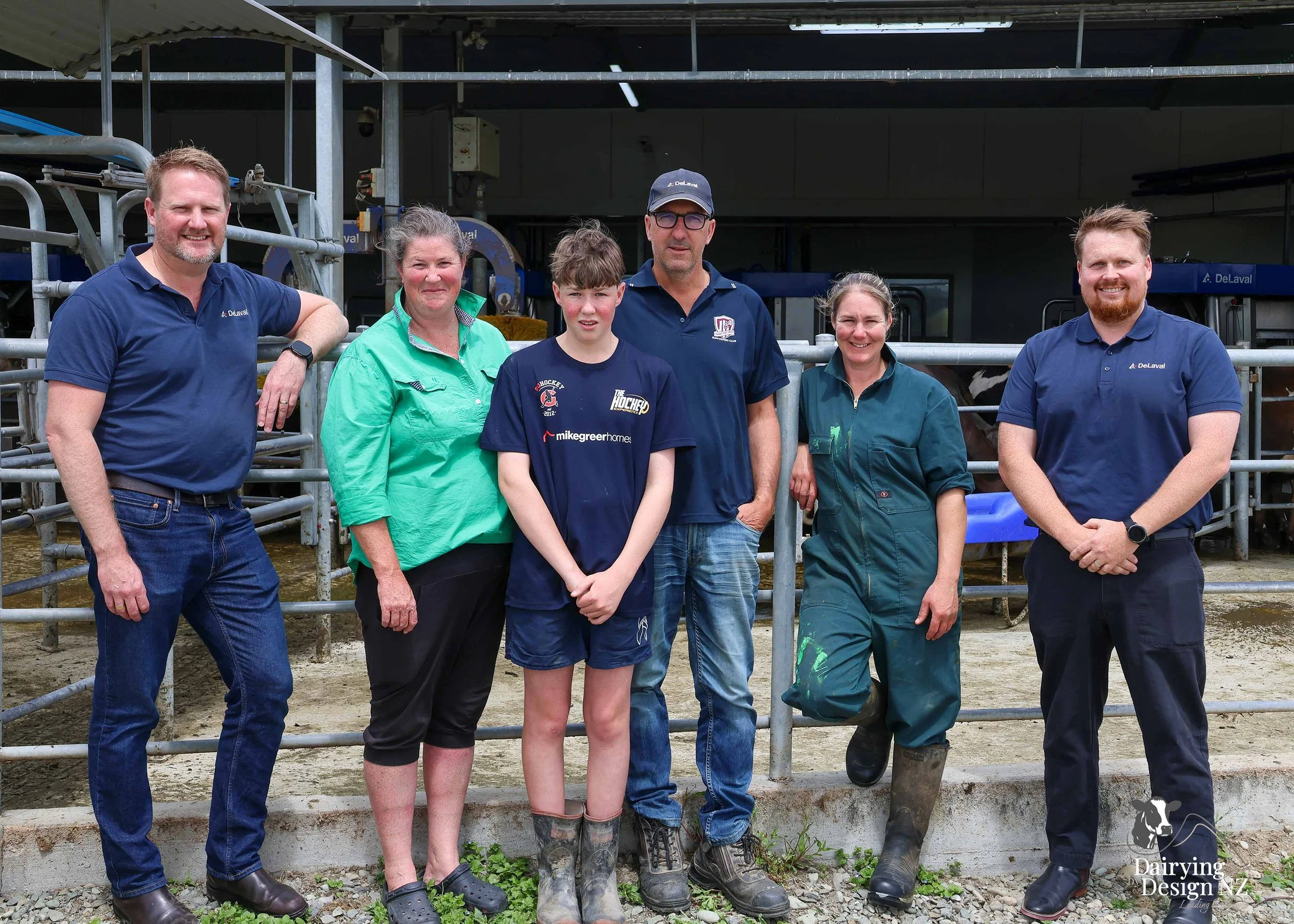  Canterbury robotic dairy shed development designed for efficient milking and cow flow Milking pant and effluent by Canterbury Farm Services, featuring Solar system by Sunergy Solar, Stock feed supplier is Pye Group, Earthworks by Oliver Brothers, pr