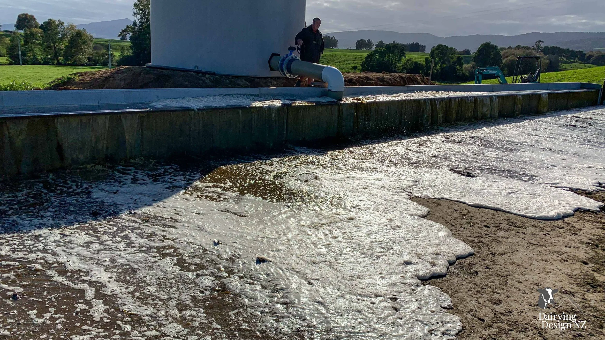  Waikato herringbone dairy shed development designed for efficient milking and cow flow built by WD Davenport Ltd, yard work by Rural Engineering, Milking plant install by Morley Engineering, Electrical work by King Electrical, Effluent by Reid &amp;