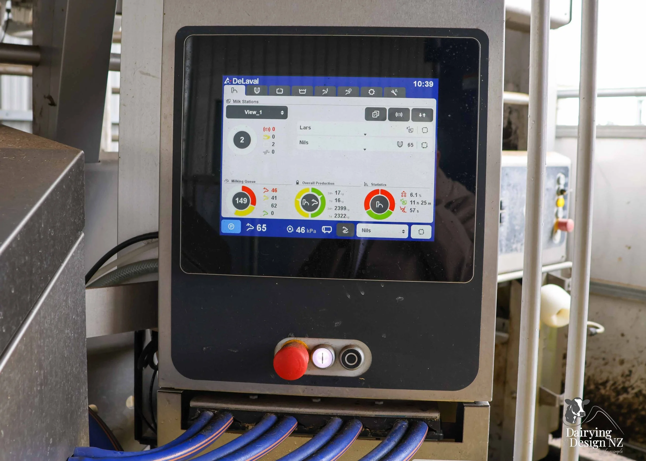 Taranaki robotic rotary dairy shed development designed for efficient milking and cow flow built by Bruce Clifton Builder, Earthworks by Hilltop Contracting, Robotics by Automation Services, project for Peter Arnold. 