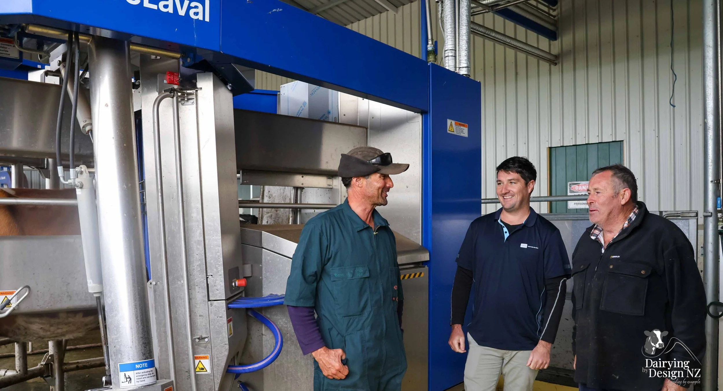  Taranaki robotic rotary dairy shed development designed for efficient milking and cow flow built by Bruce Clifton Builder, Earthworks by Hilltop Contracting, Robotics by Automation Services, project for Peter Arnold. 