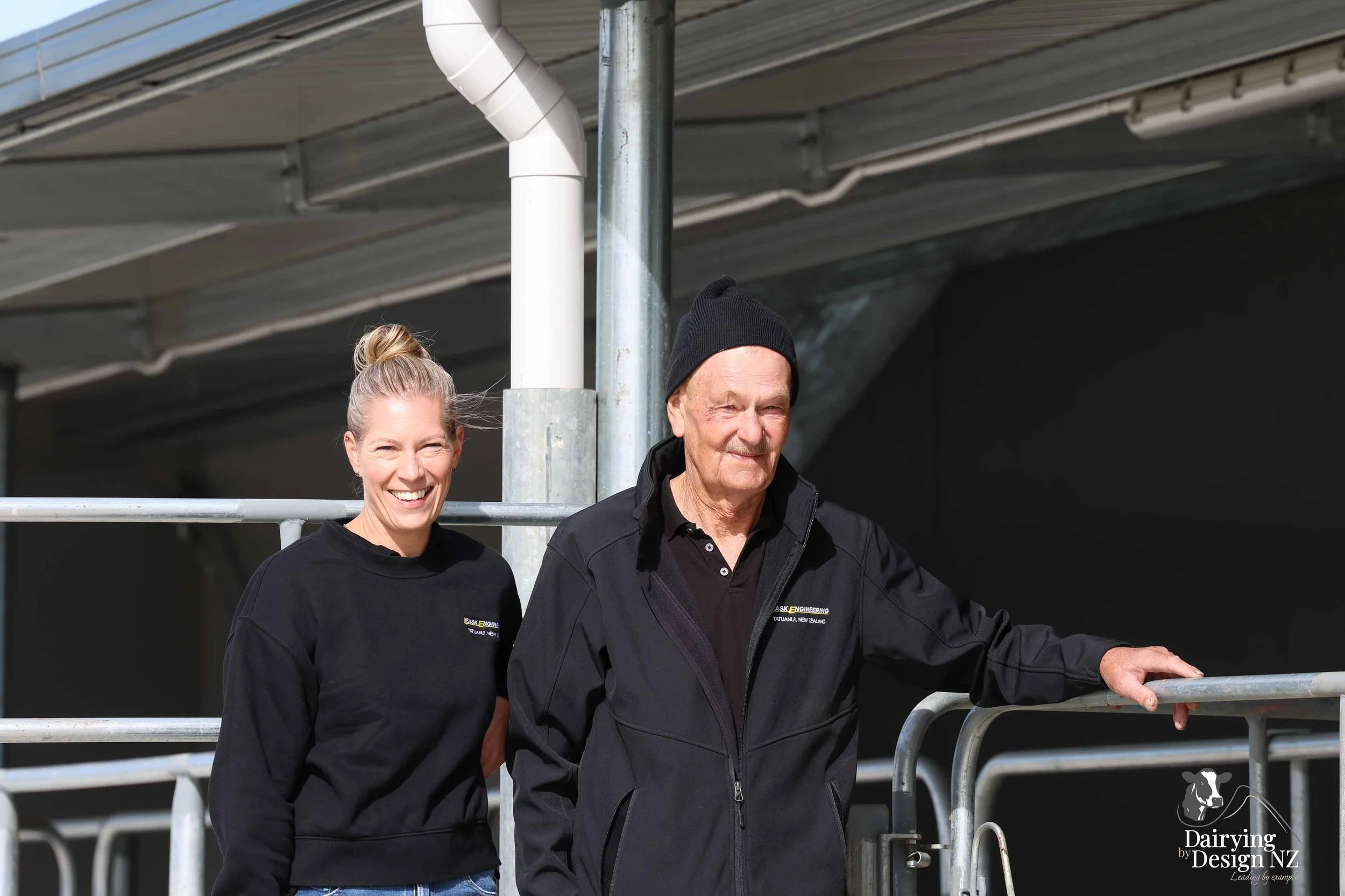  Waikato rotary dairy shed development designed for efficient milking and cow flow built by Don Chapman Waikato Ltd, featuring a Moa Rotary Platform, yard work by Leask Engineering, Earthworks by Waihou Excavation, Electrical work by Electronz, Efflu
