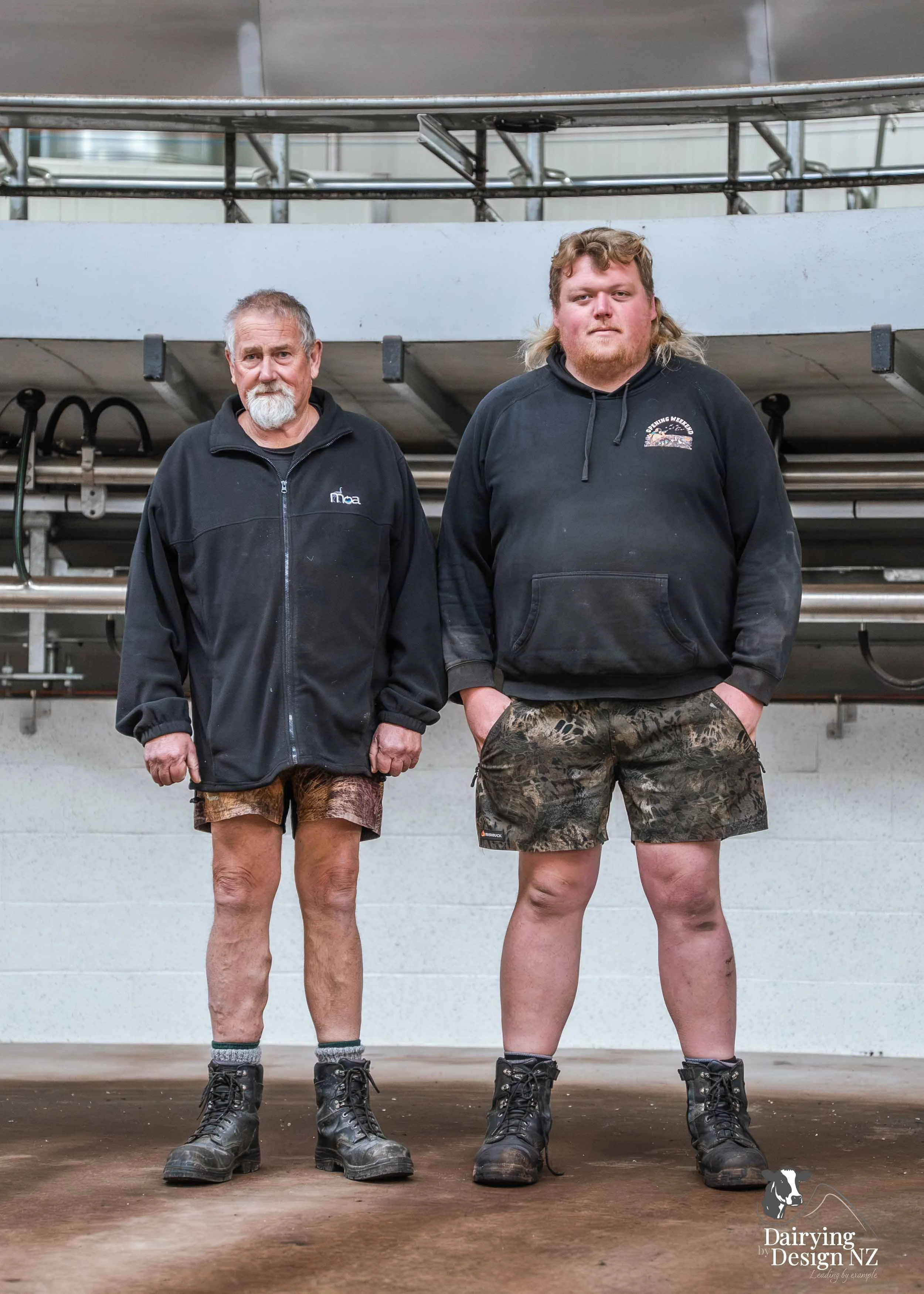  Waikato rotary dairy shed development designed for efficient milking and cow flow built by Don Chapman Waikato Ltd, featuring a Moa Rotary Platform, yard work by Leask Engineering, Earthworks by Waihou Excavation, Electrical work by Electronz, Efflu