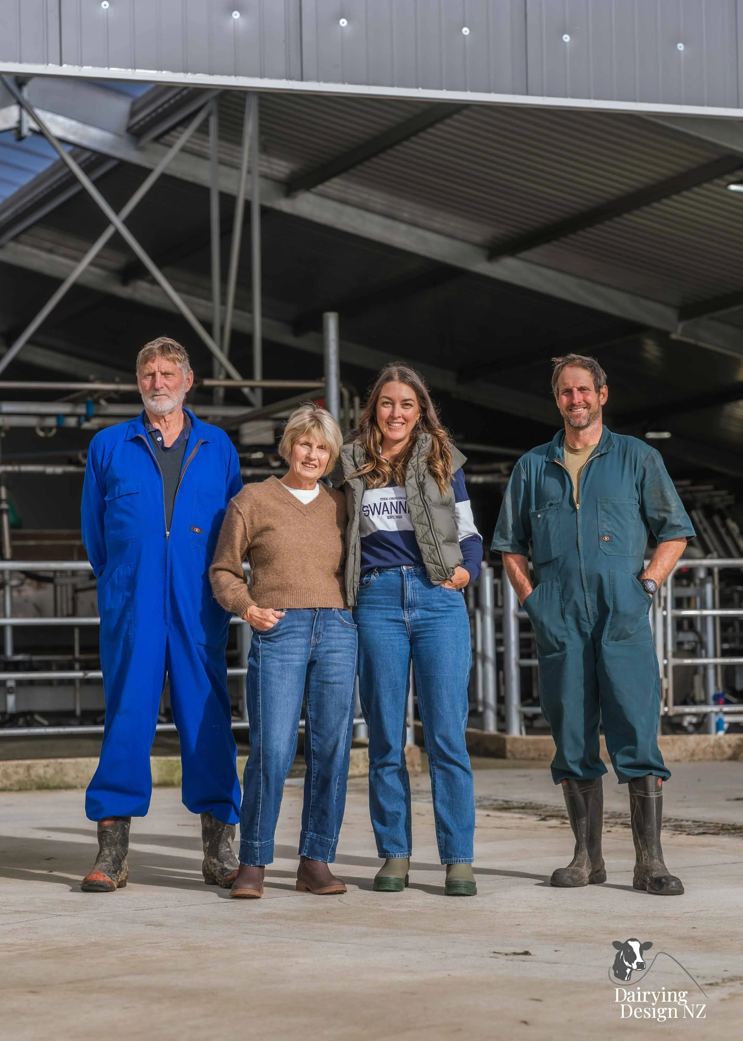  Waikato rotary dairy shed development designed for efficient milking and cow flow built by Don Chapman Waikato Ltd, featuring a Moa Rotary Platform, yard work by Leask Engineering, Earthworks by Waihou Excavation, Electrical work by Electronz, Efflu