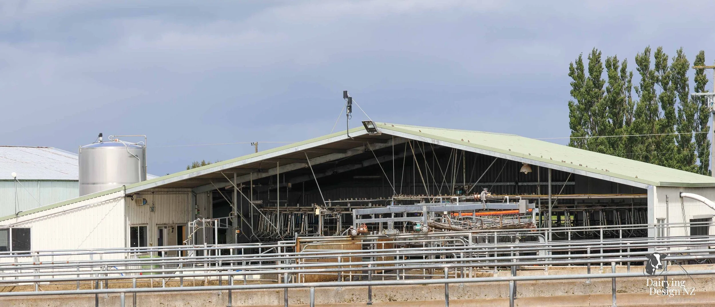  Dannevirke composting cow barn built for cow health, by Aztech Buildings, project for Waka Dairies. 