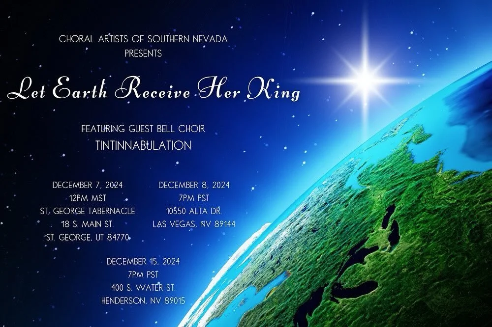 🌟🌟ONE WEEK🌟🌟

Come see us: 
St. George Tabernacle December 7th
Las Vegas December 8th
Henderson December 15th

Bring your friends and family. We can&rsquo;t wait to see you there!!