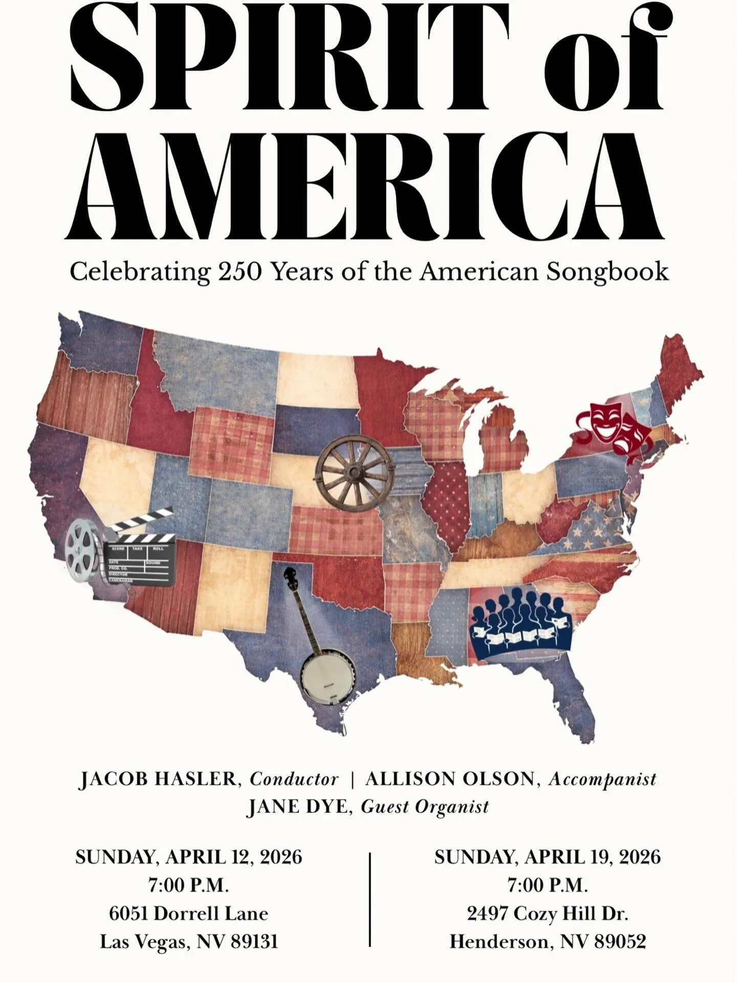 Come see us in NW Las Vegas next week!
April 12th 7pm 🎶 
6051 Dorrell Lane