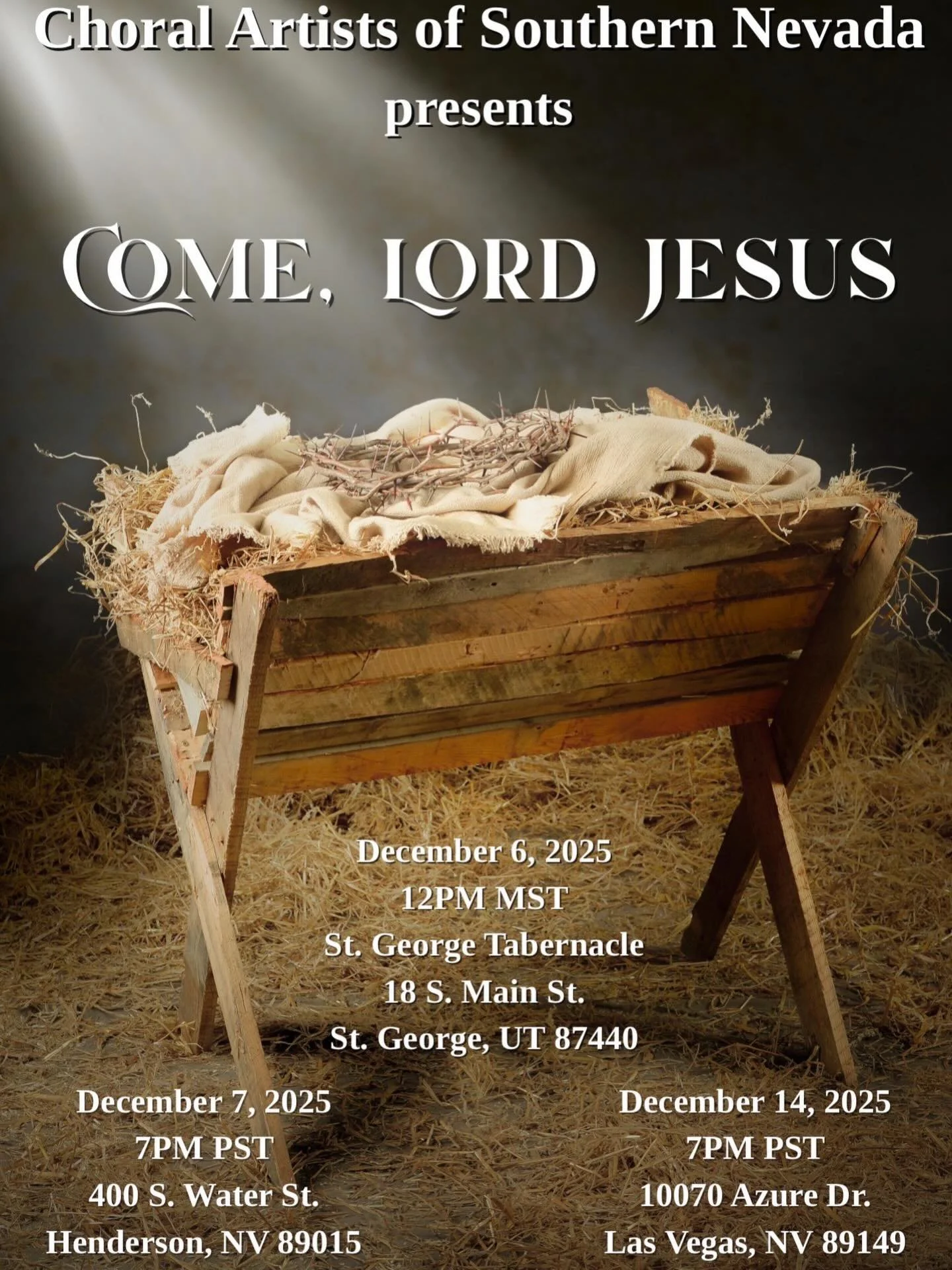 JUST ONE WEEK AWAY!!!! Come see us THIS Saturday in St. George, next Sunday in Henderson, or the following Sunday in NW Las Vegas!!