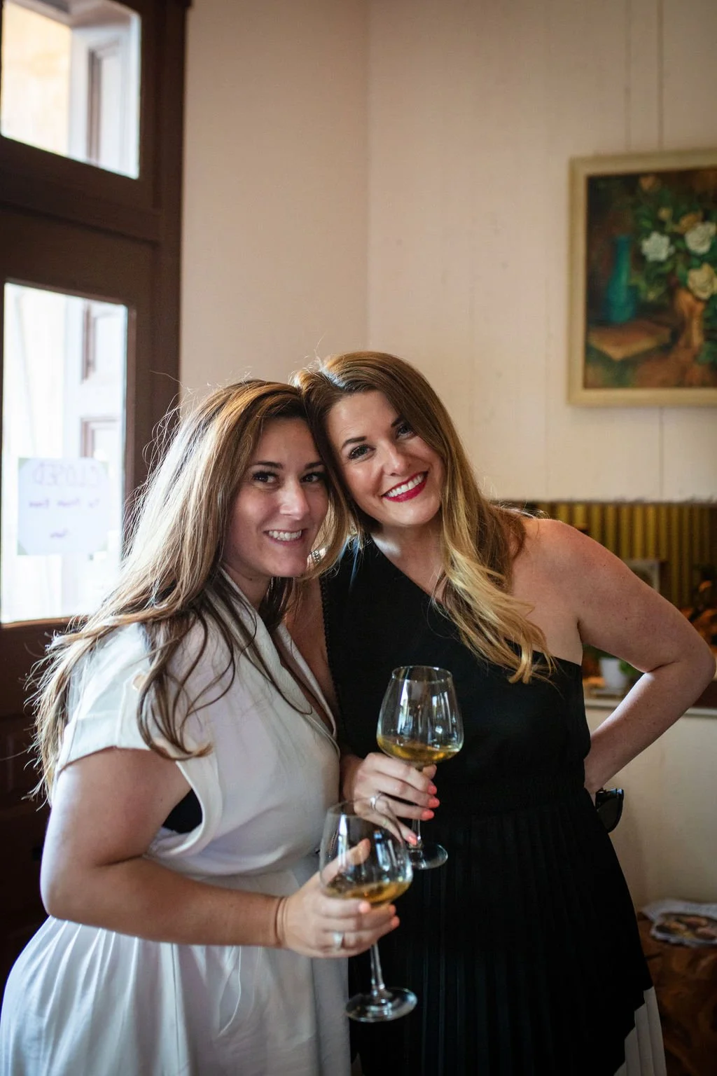 Girls night out at intimate wine tasting dinner in Austin