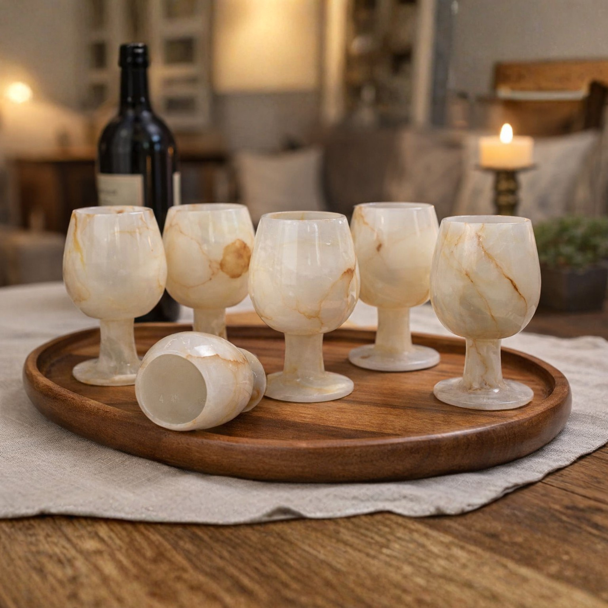 Small Eterna Onyx Wine Glass (Set of 6)
