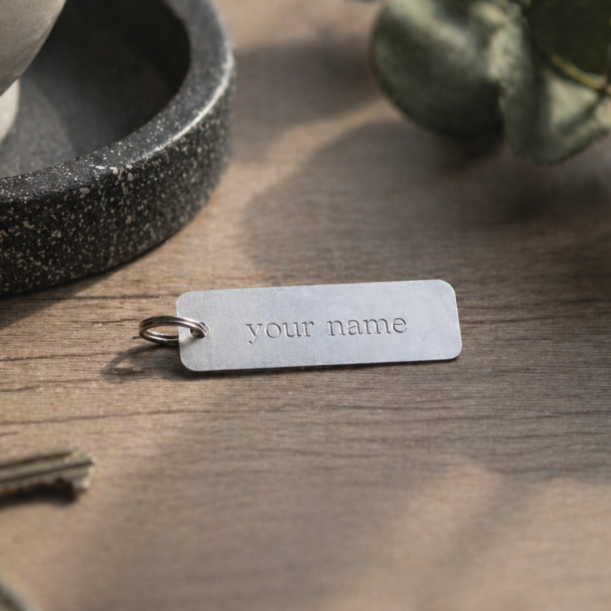 Personalized Engraved Metal Keychain