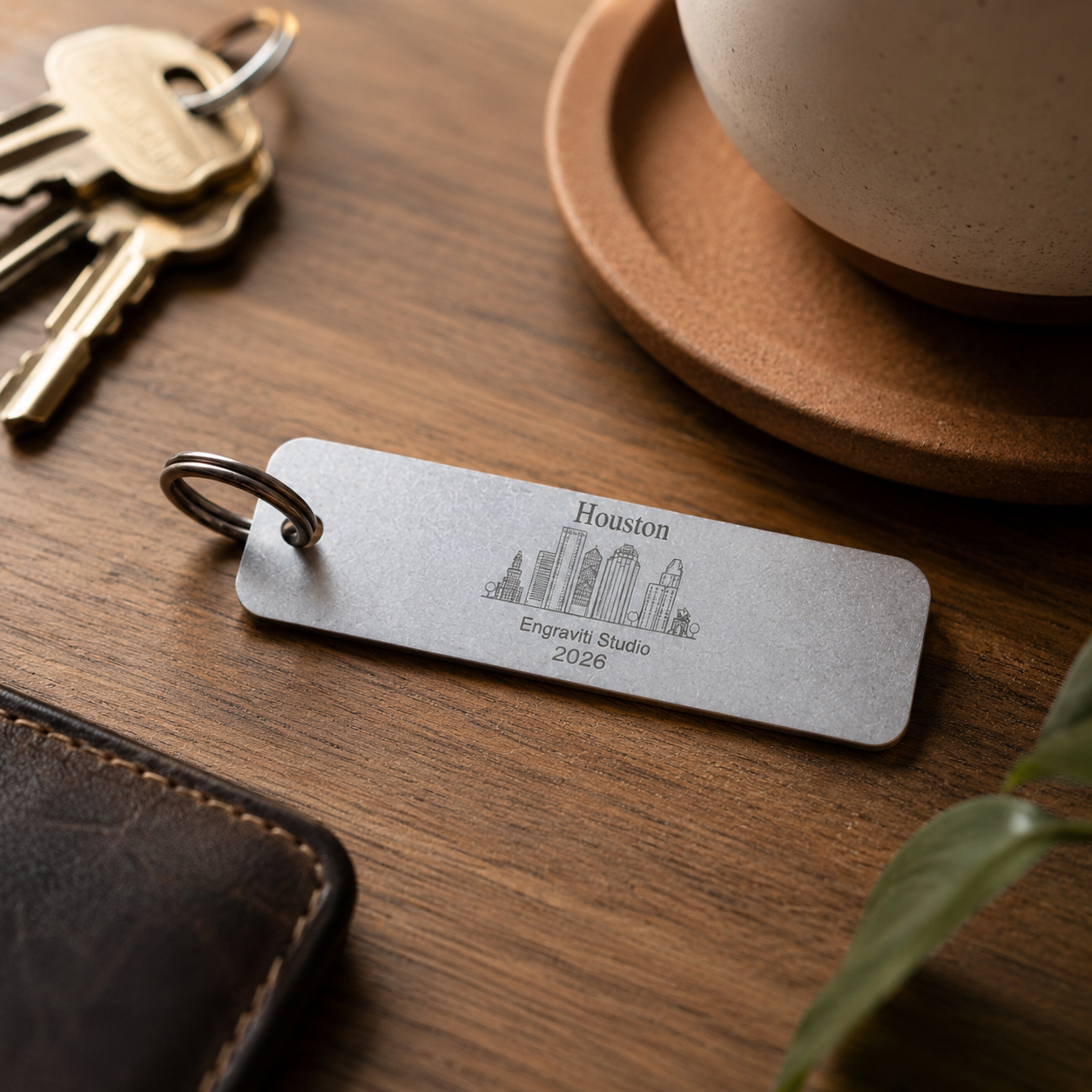 Personalized Engraved Metal Keychain