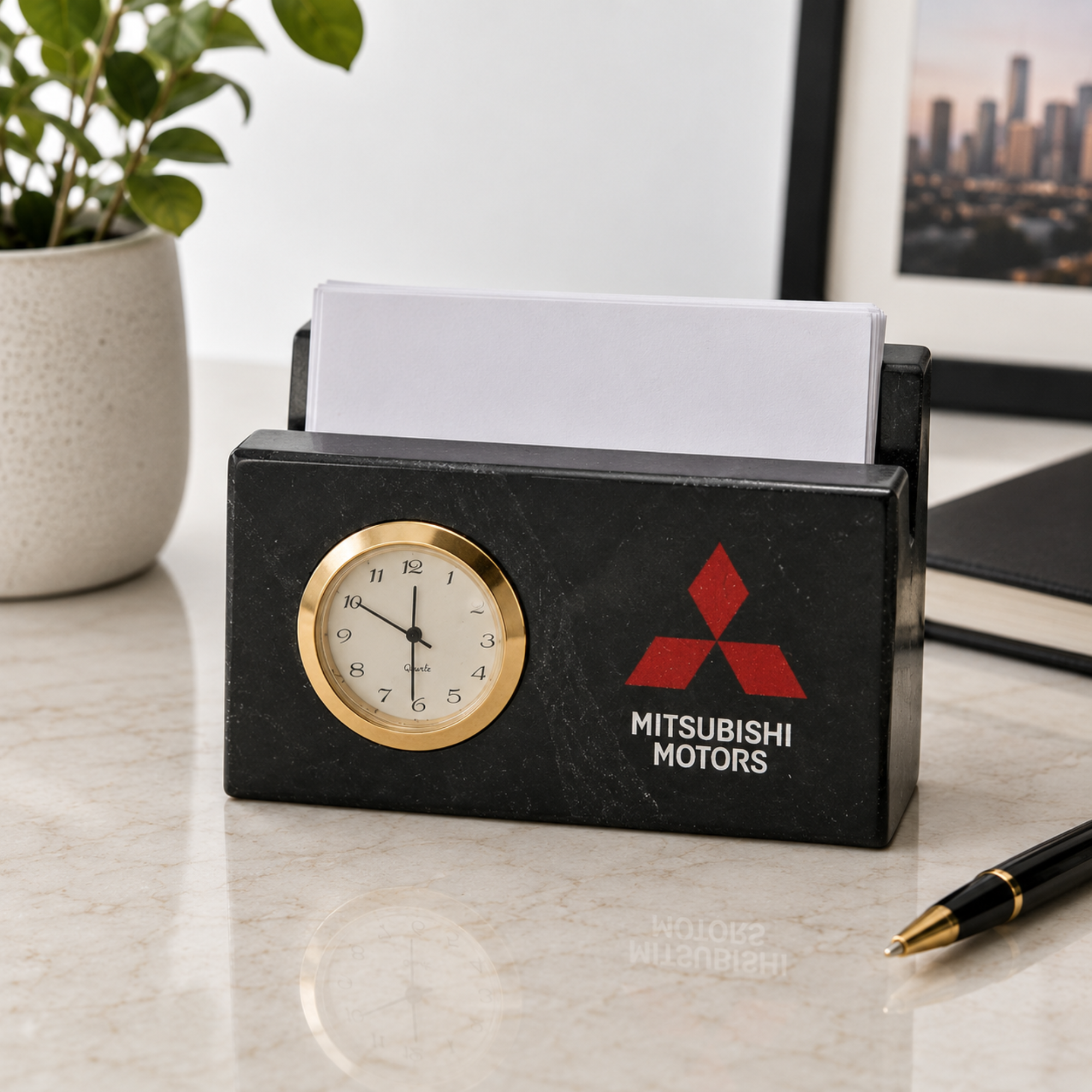 The Obsidian Executive Desk Organizer