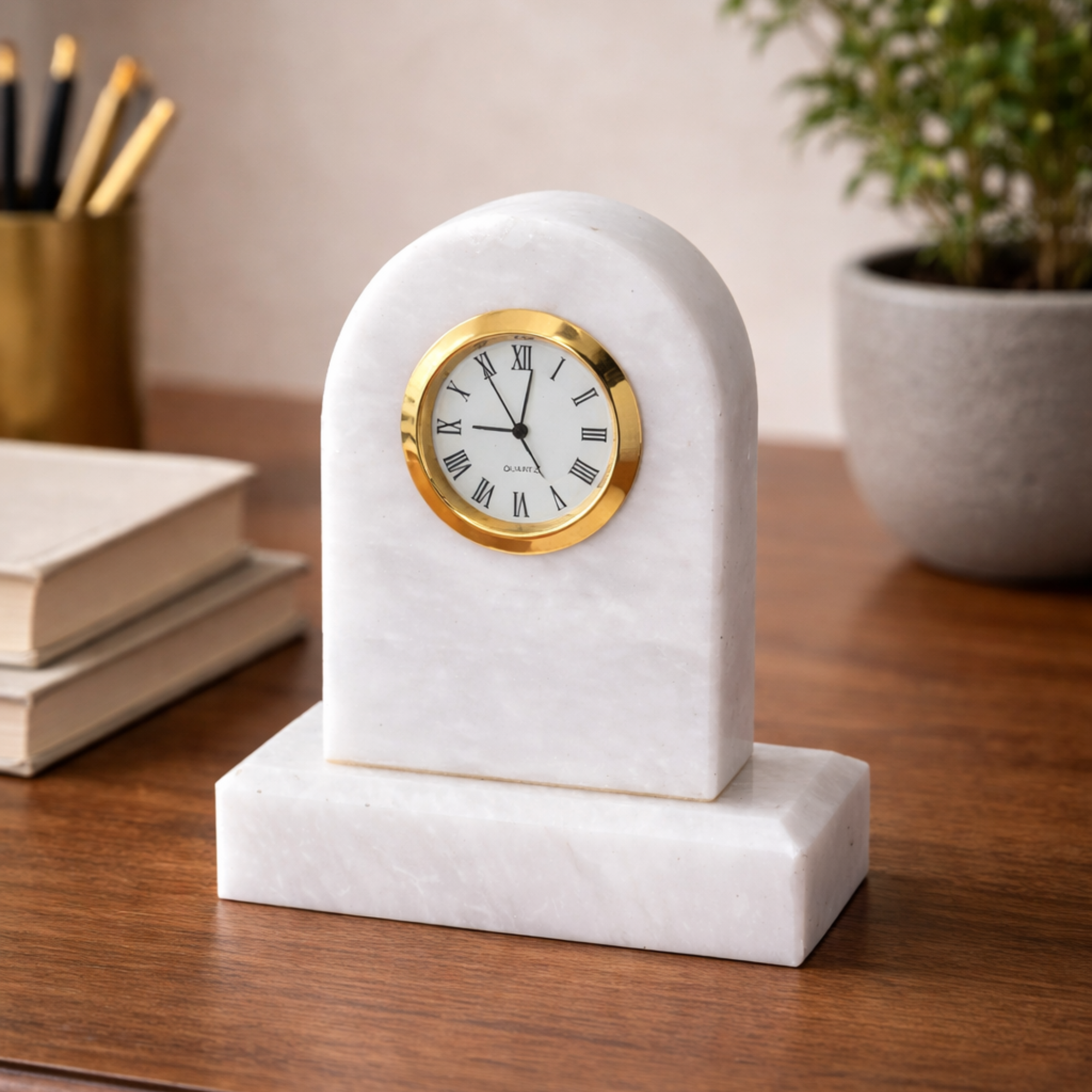 The Aureum Heritage Marble Clock